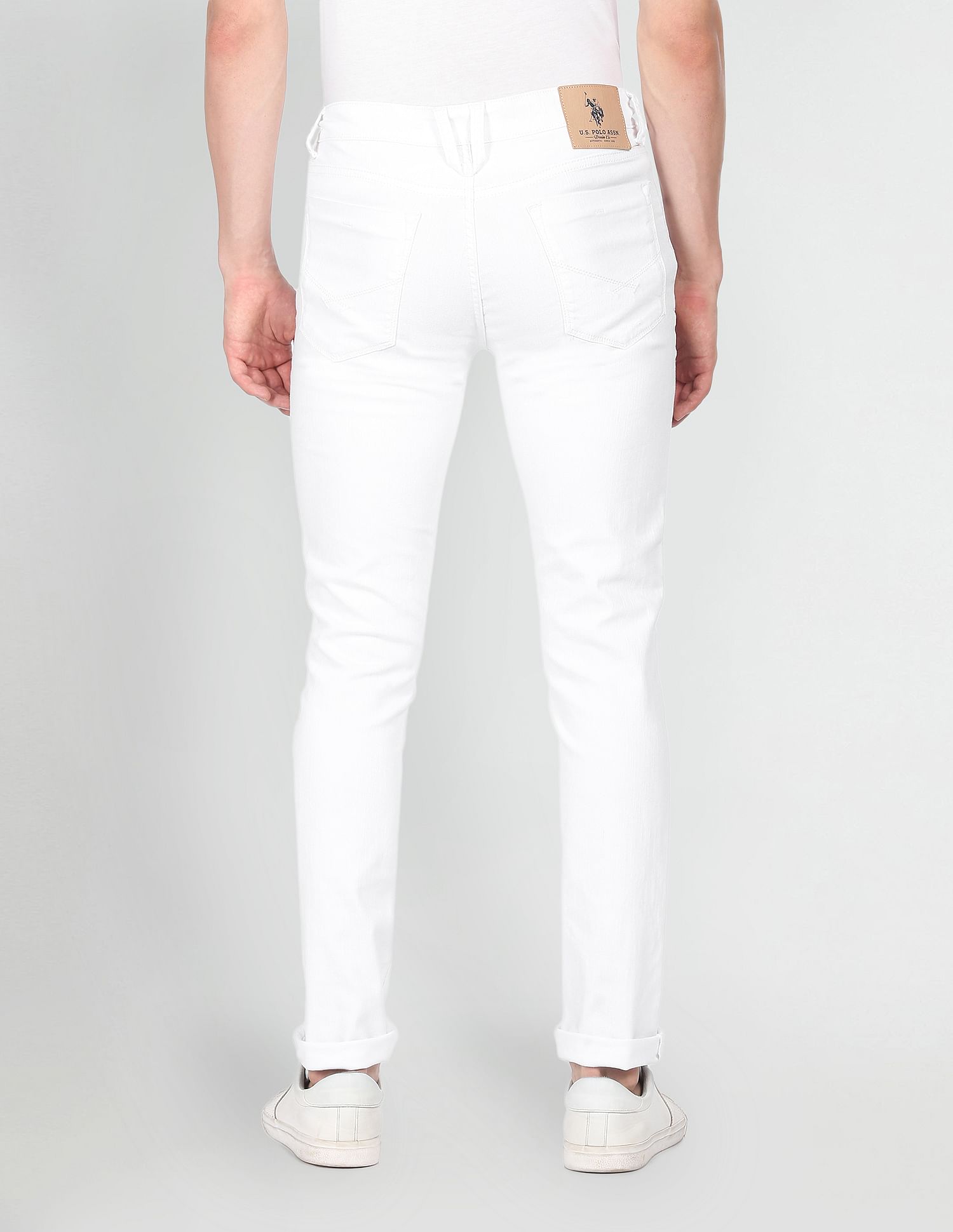 Mid Rise Regallo Skinny Jeans White - U.S. Polo Assn. India | Large