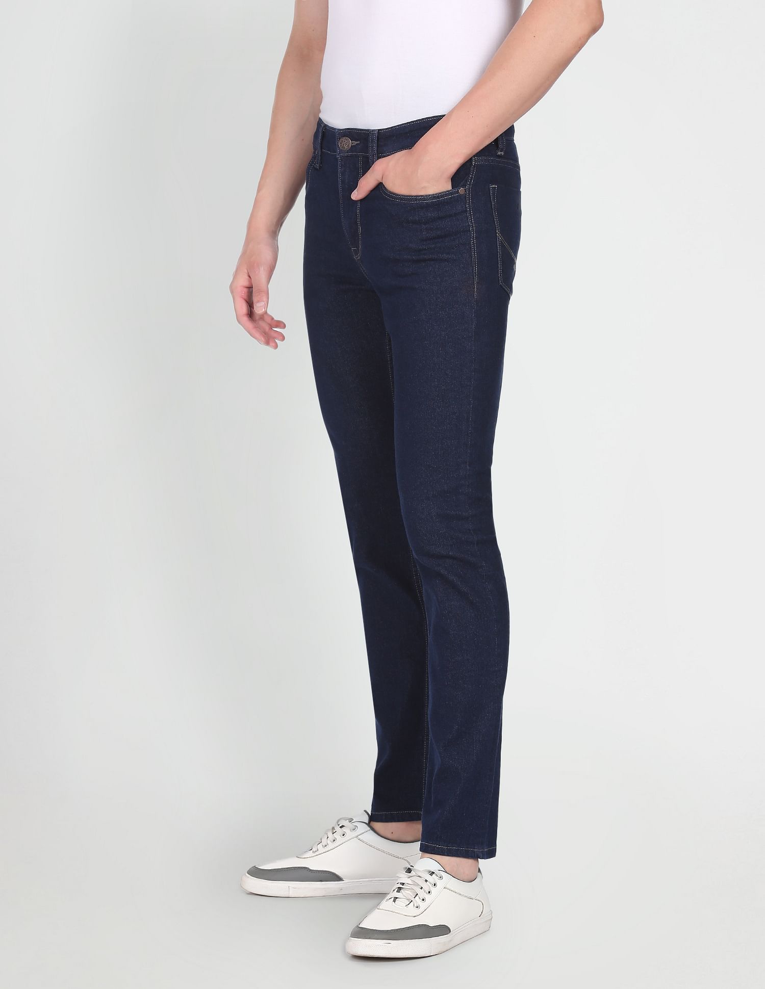 Mid Rise Regallo Skinny Fit Jeans Blue - U.S. Polo Assn. India | Large