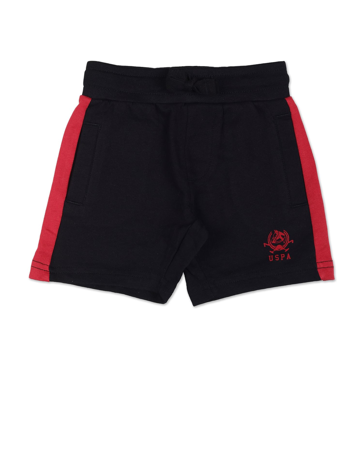 Boys Black Brand Print Set Black - U.S. POLO ASSN. | Large