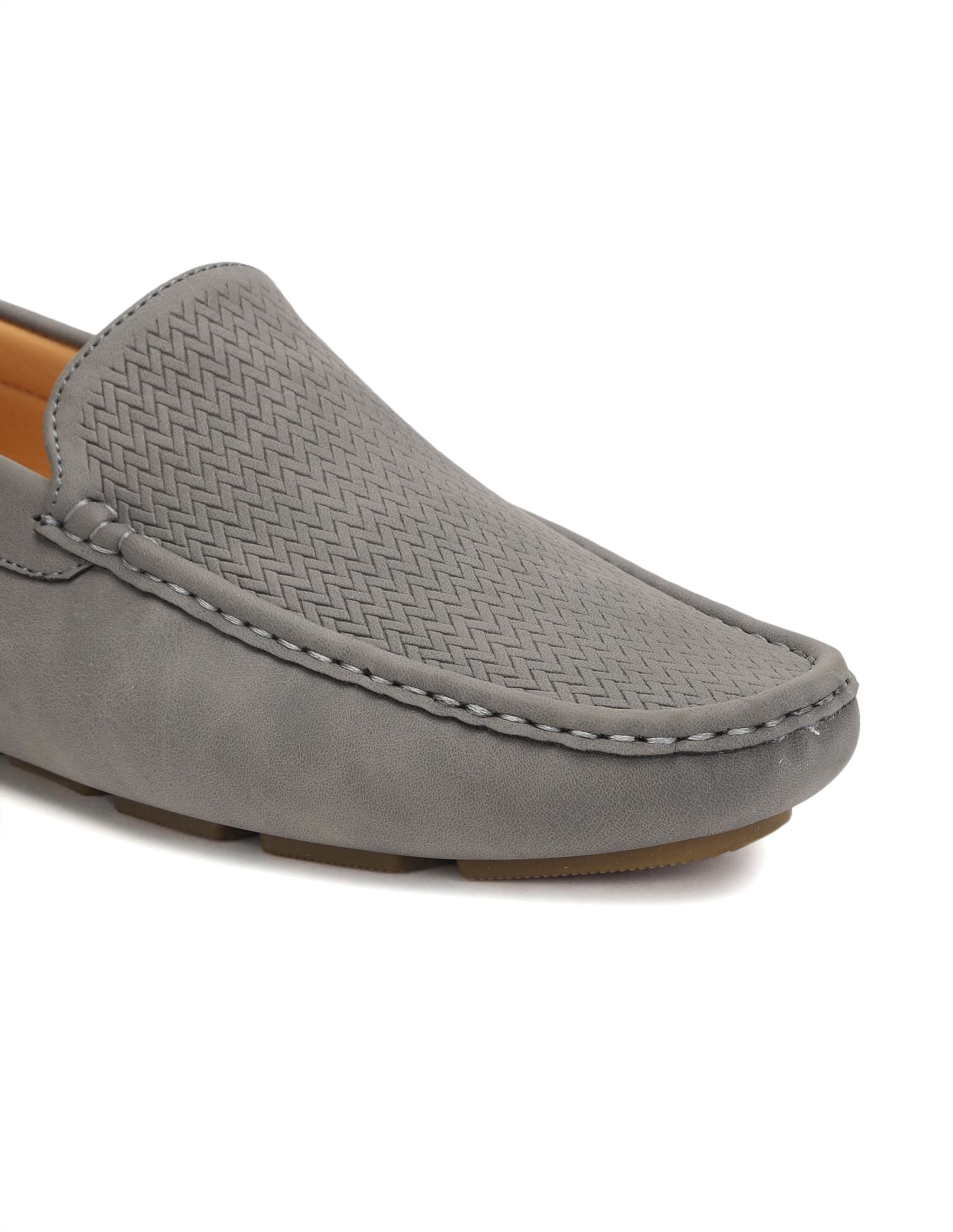Men Round Toe Textured Colin 3.0 Loafers – U.S. Polo Assn. India