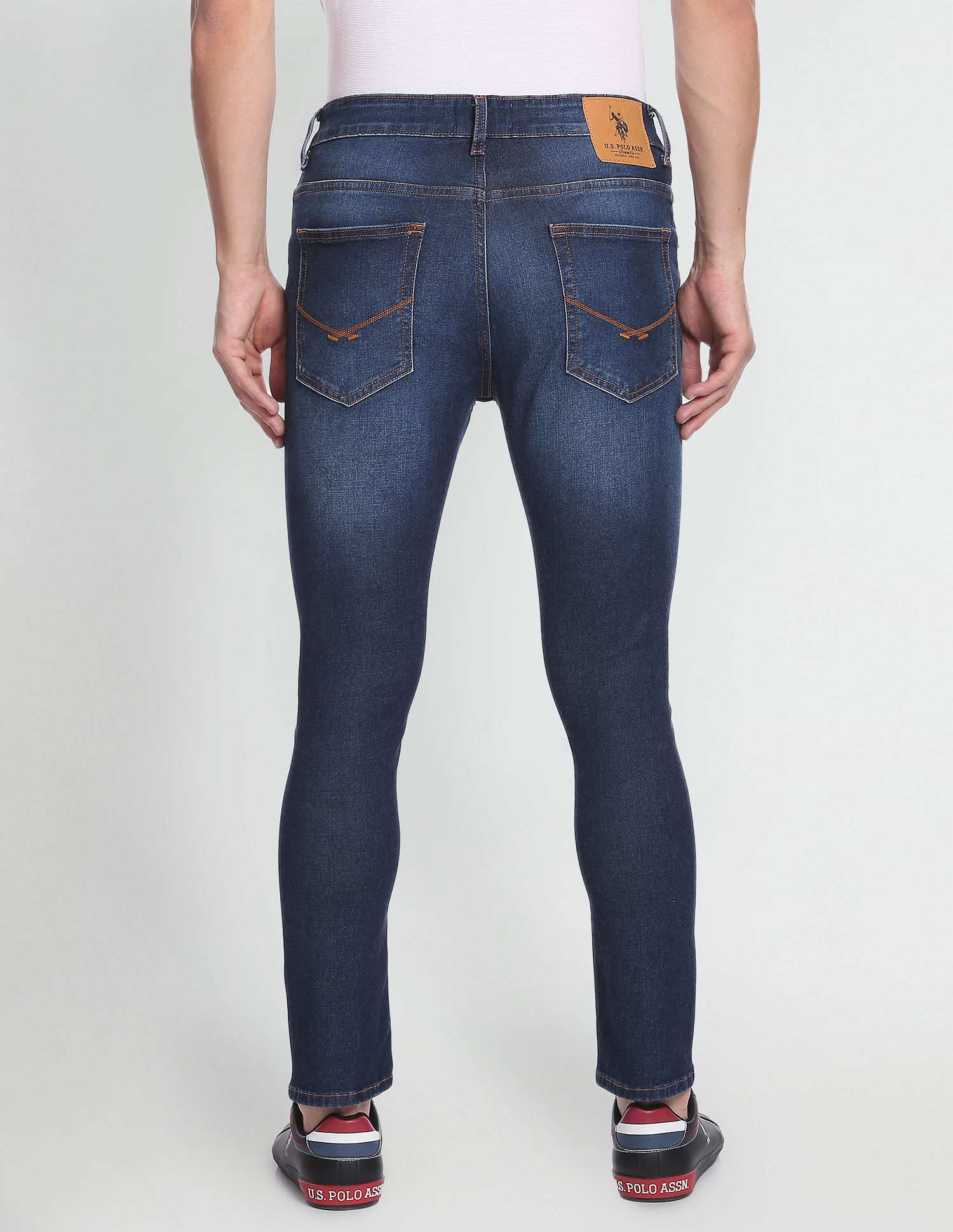 Stone Wash Authentic Jeans Dark Blue - U.S. Polo Assn. India | Large