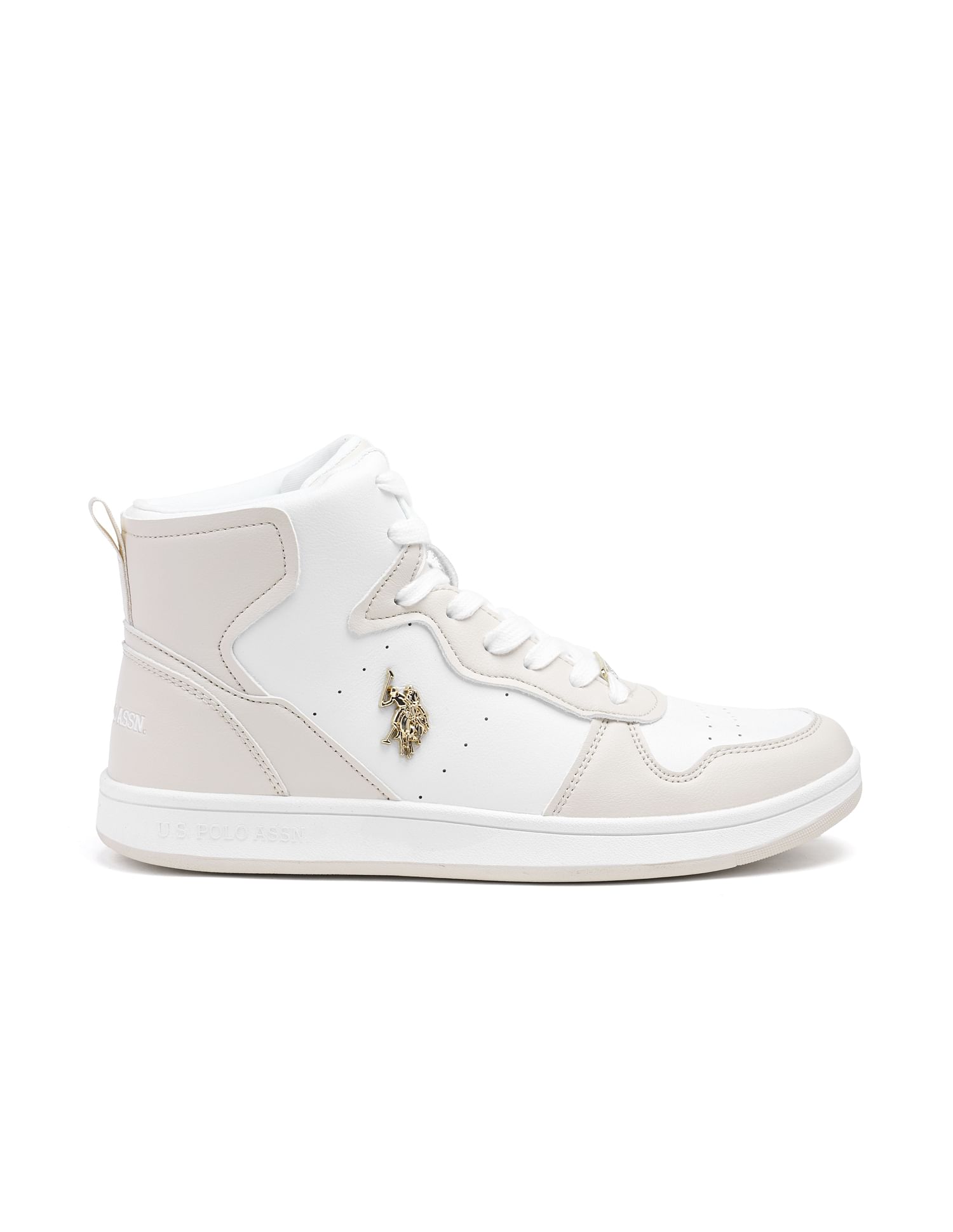 Round Toe Colour Block Rowan Sneakers Nude - U.S. POLO ASSN. | Large