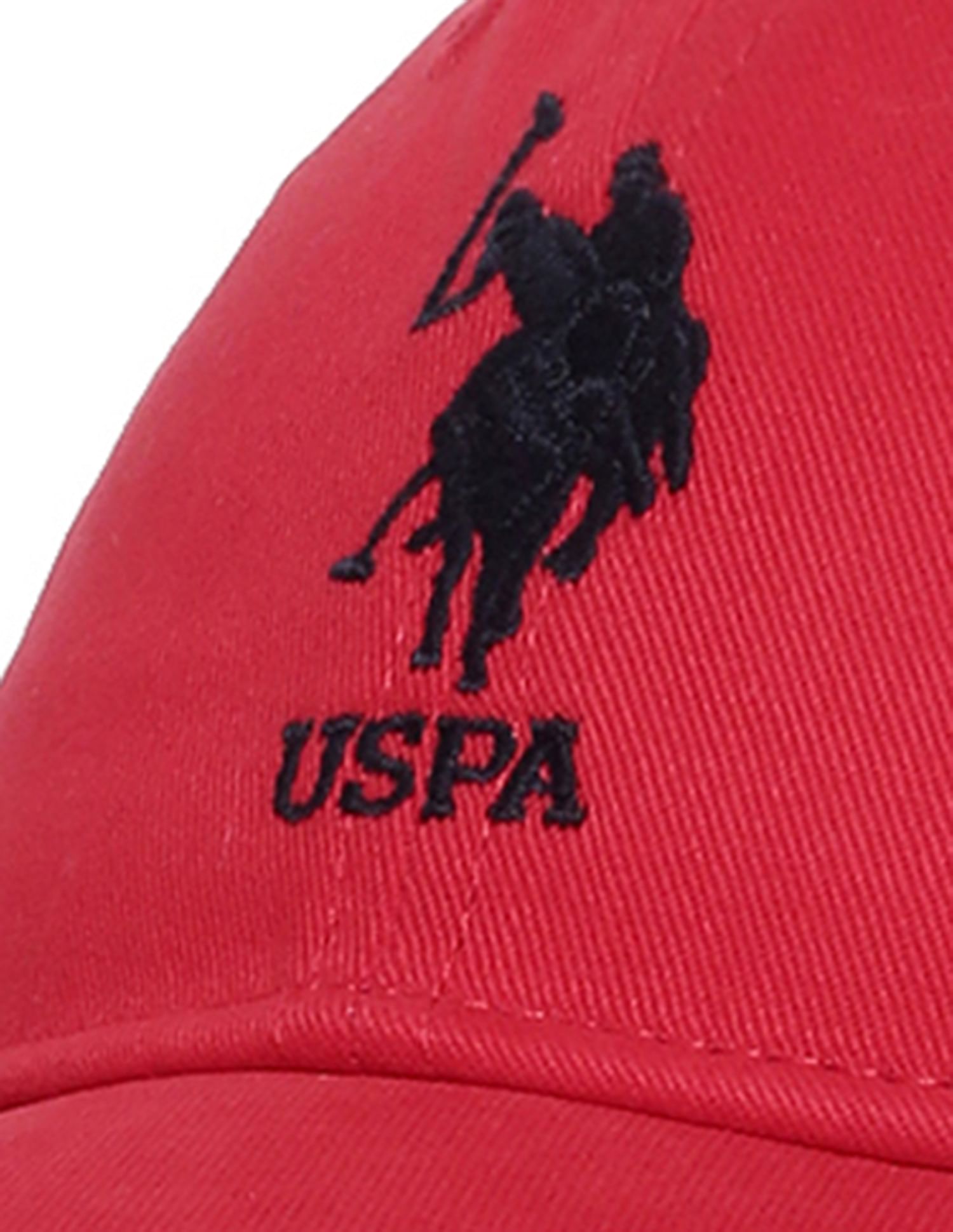 Unisex Kids Cotton Solid Toldeo Cap Red - U.S. POLO ASSN. | Large