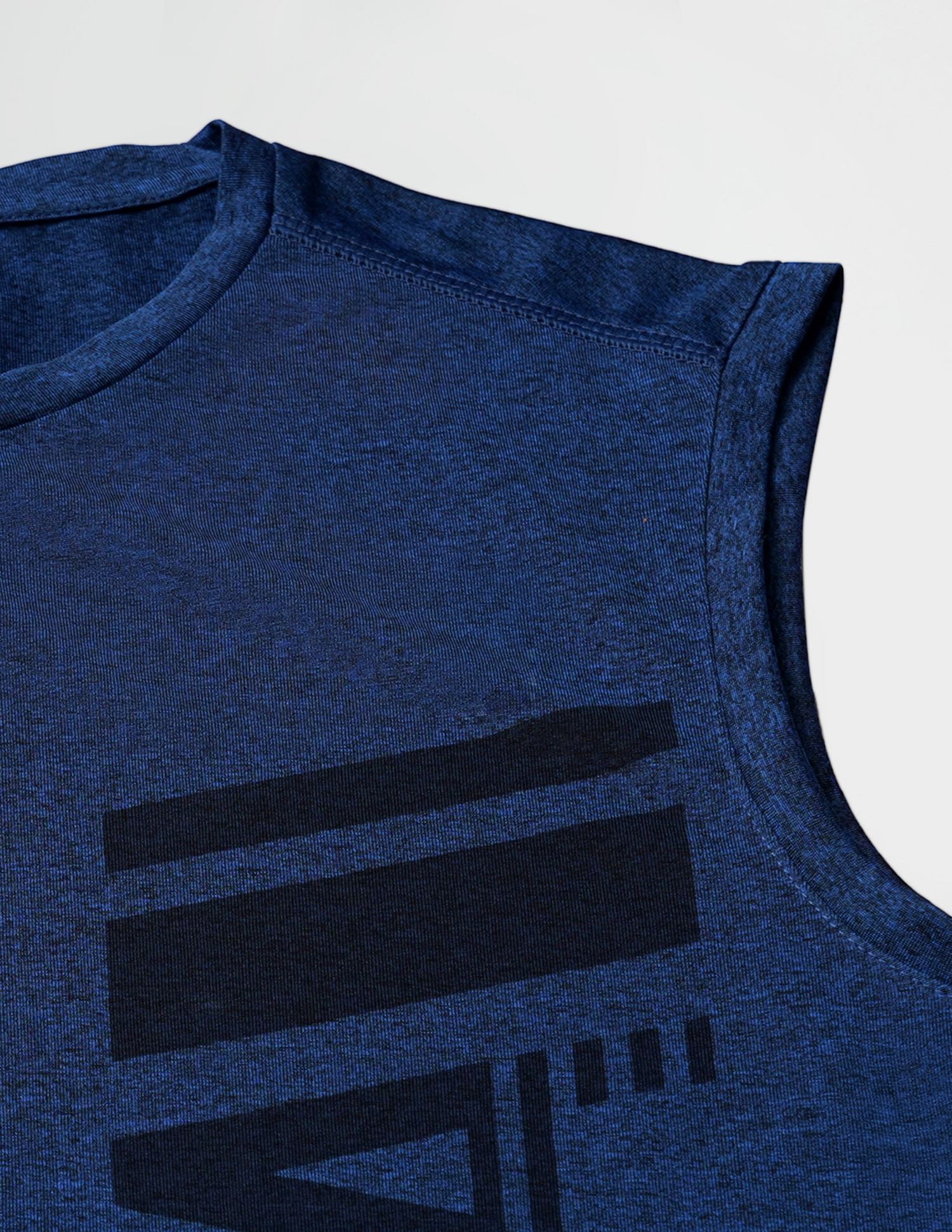 Sleeveless Brand Print Polyester I711 Vest - Pack Of 1 Navy - U.S. POLO ASSN. | Large