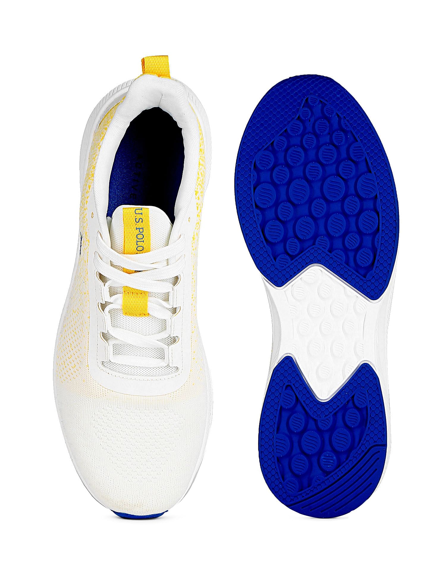 Men Ombre Lace Up Wanson 2.0 Sneakers White - U.S. Polo Assn. India | Large
