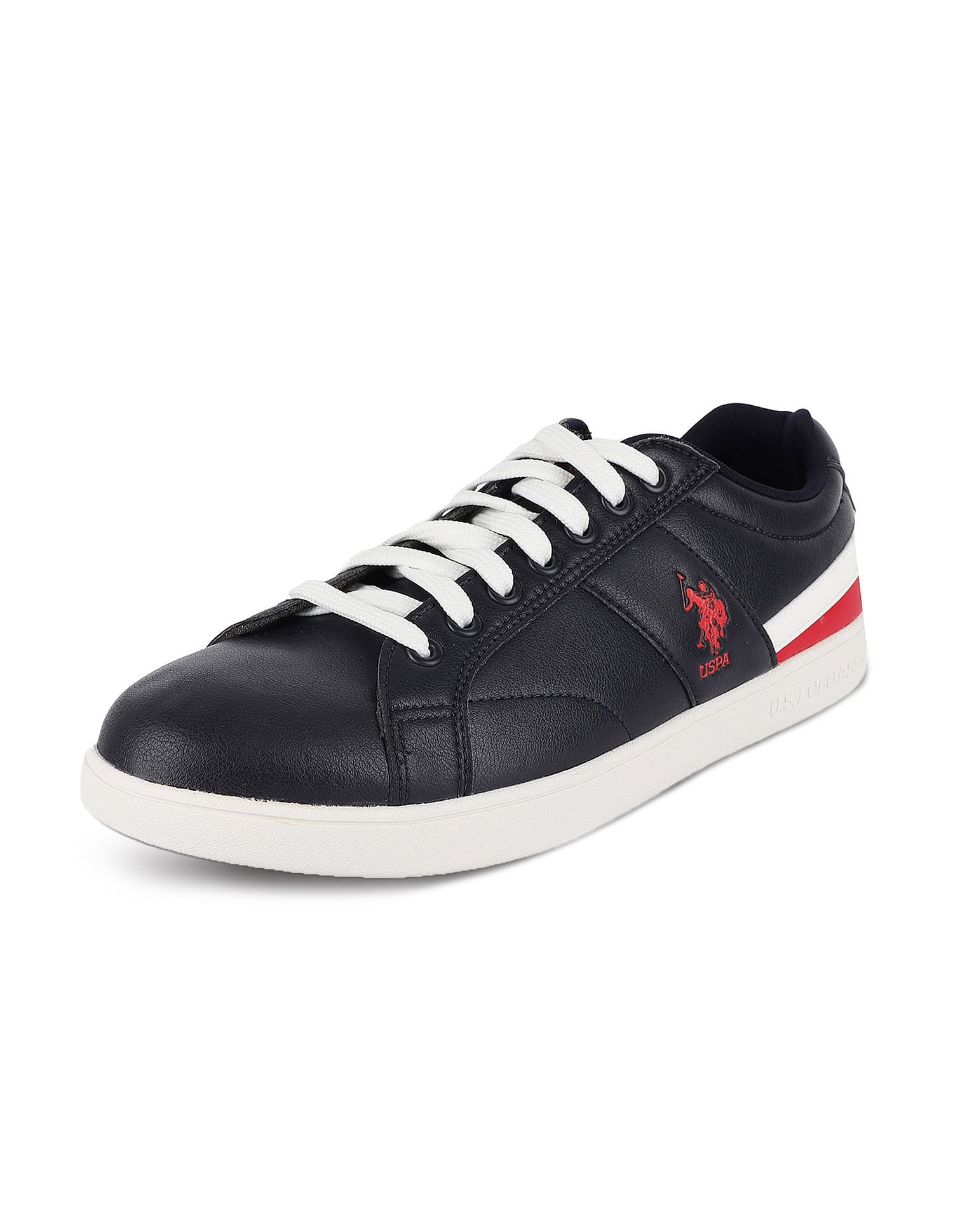 Men Panelled Lace Up Salvin 2.0 Sneakers Navy - U.S. POLO ASSN. | Large