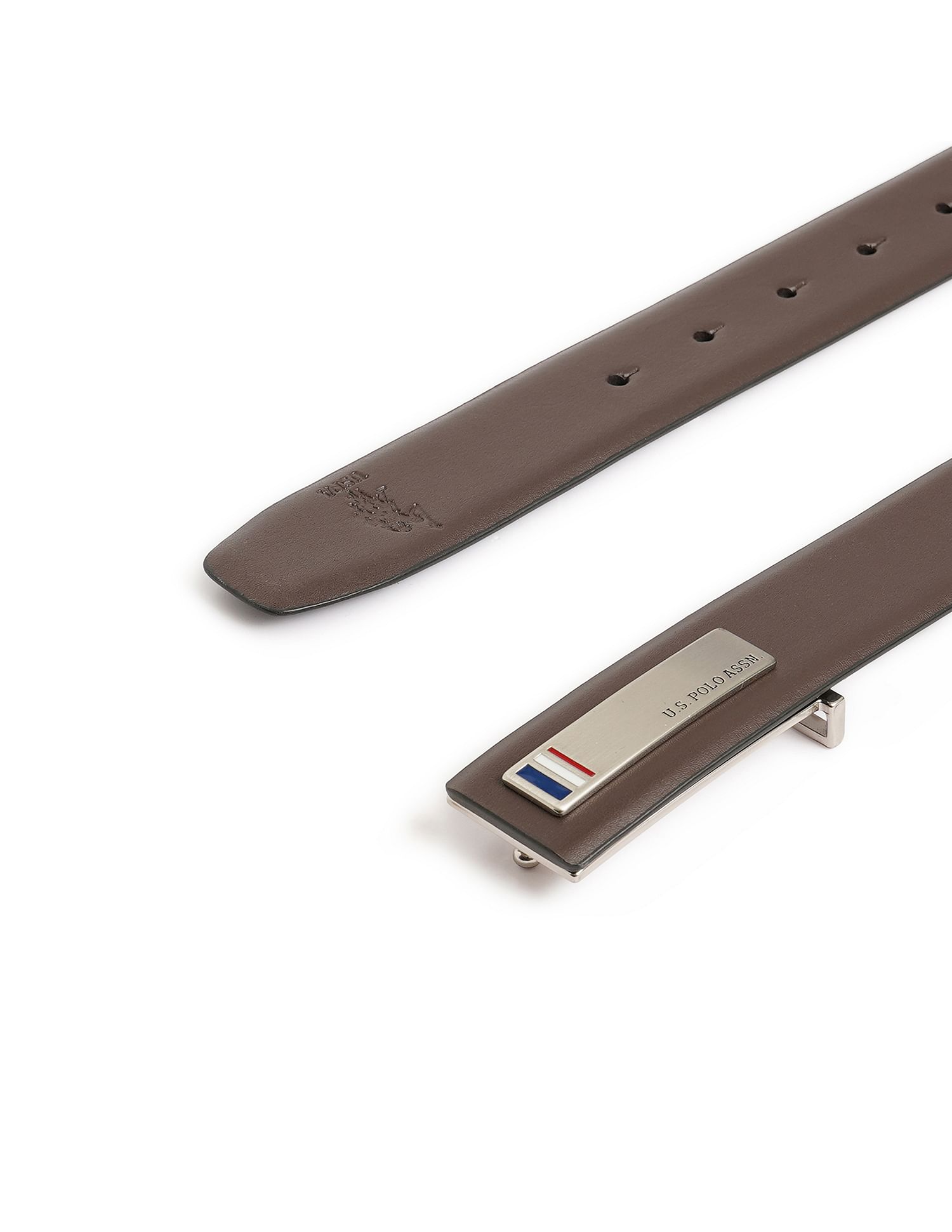 Single Side Chino Belt Brown - U.S. POLO ASSN. | Large