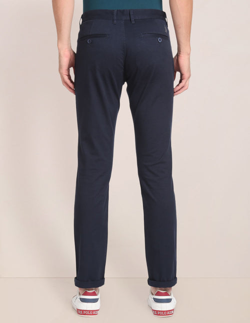 Solid Twill Trousers – U.S. Polo Assn. India