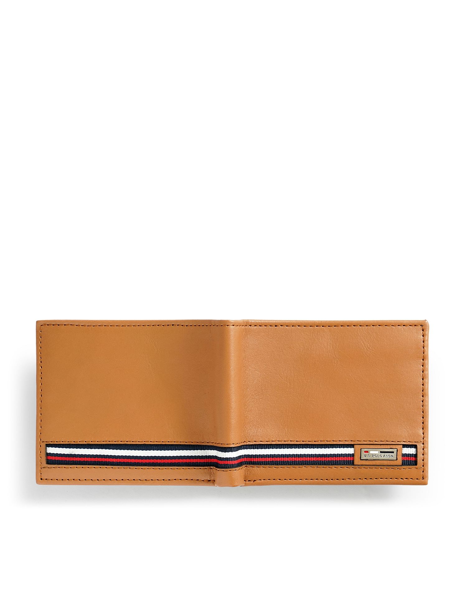 Bi-Fold Solid Wallet Tan - U.S. POLO ASSN. | Large