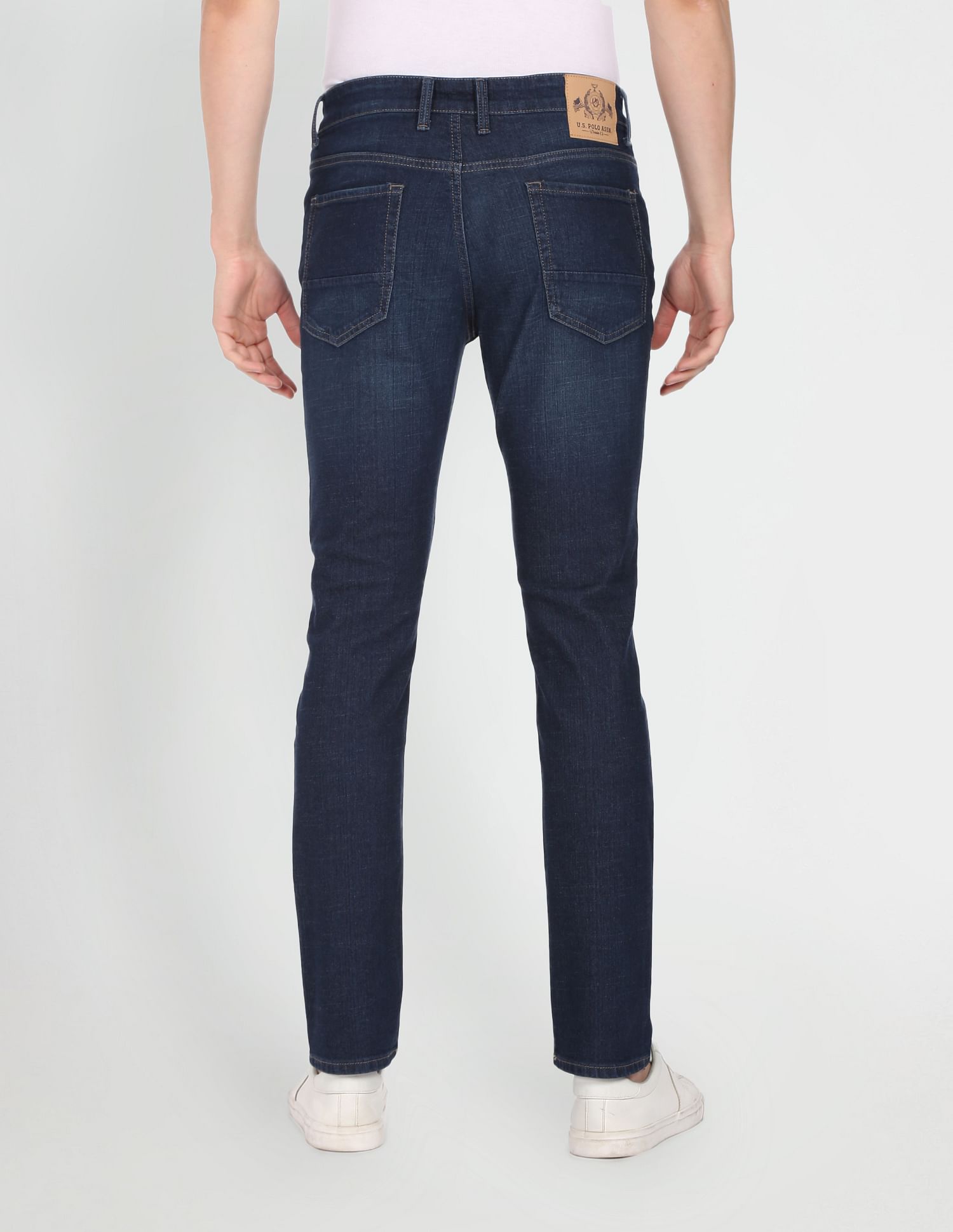 Brandon Slim Tapered Fit Rinsed Jeans Blue - U.S. POLO ASSN. | Large