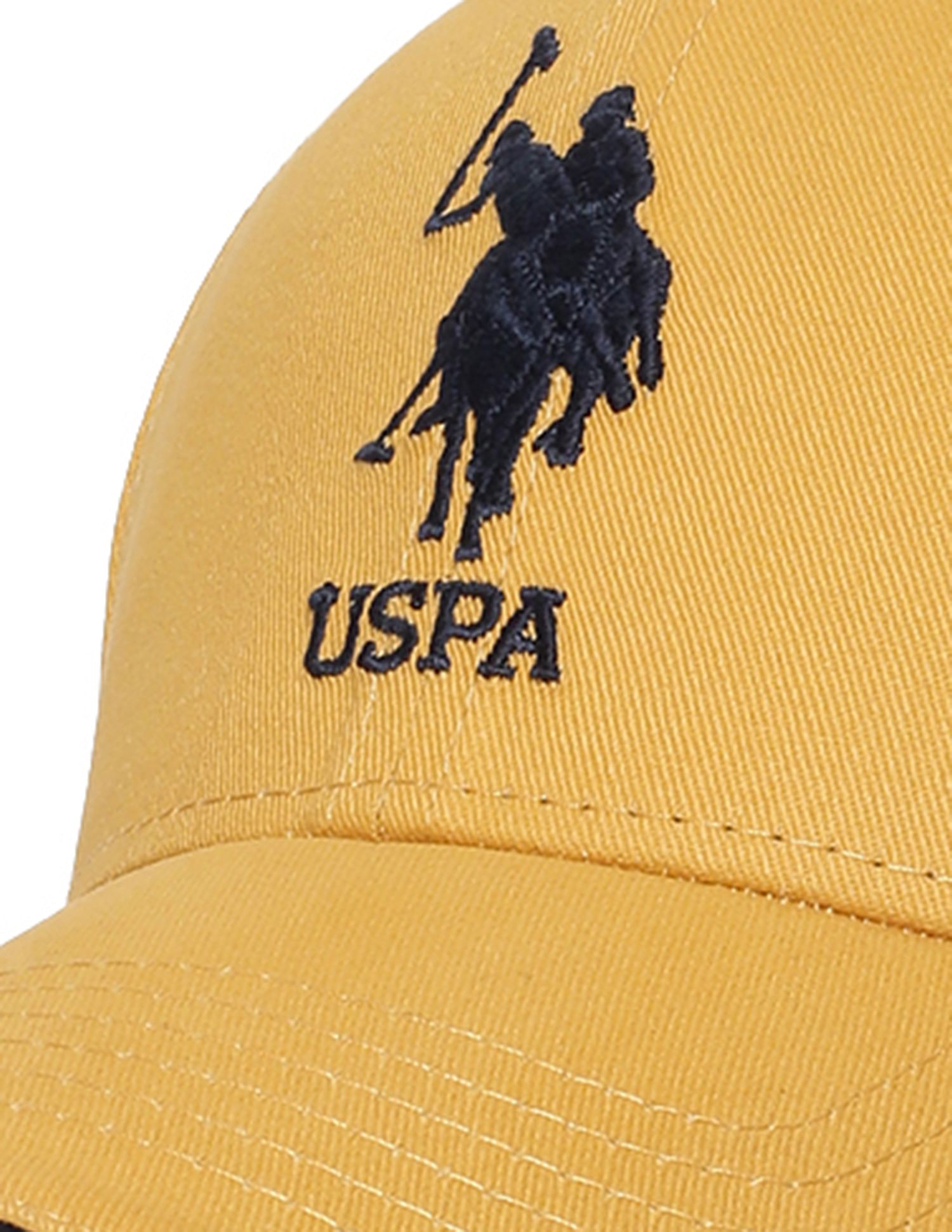 Cotton Solid Lugo Cap Mustard - U.S. POLO ASSN. | Large