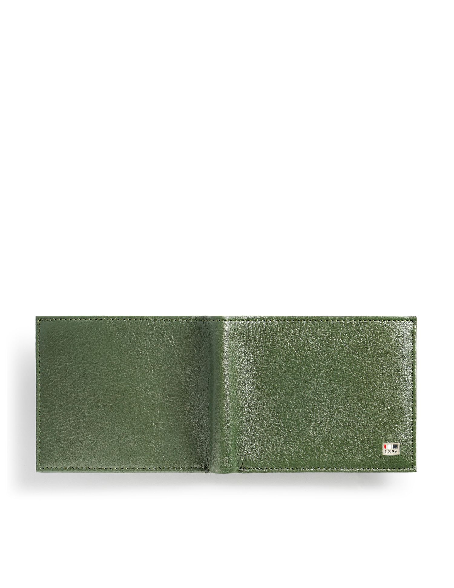 Bi-Fold Solid Wallet Olive - U.S. POLO ASSN. | Large