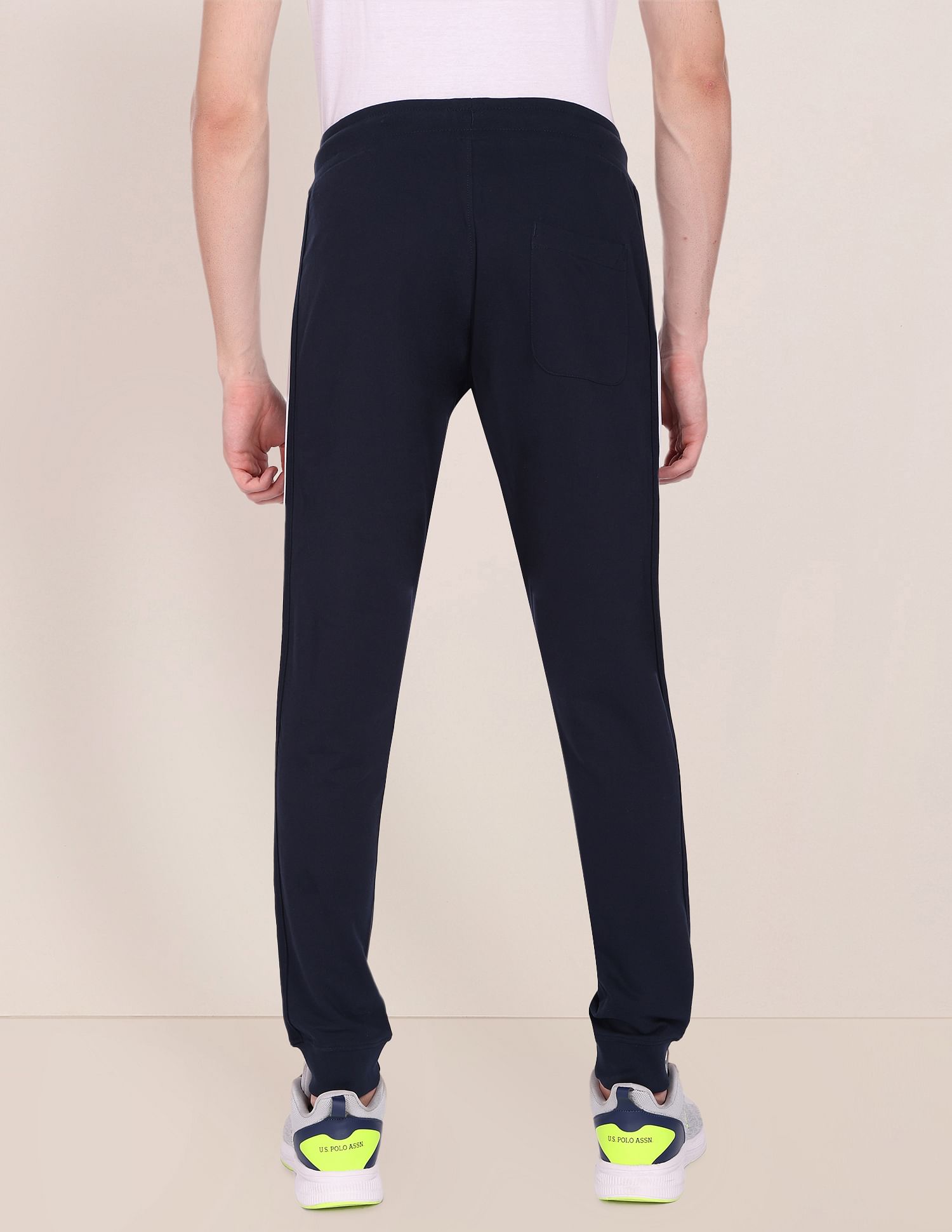 Solid Cotton Joggers Navy - U.S. POLO ASSN. | Large