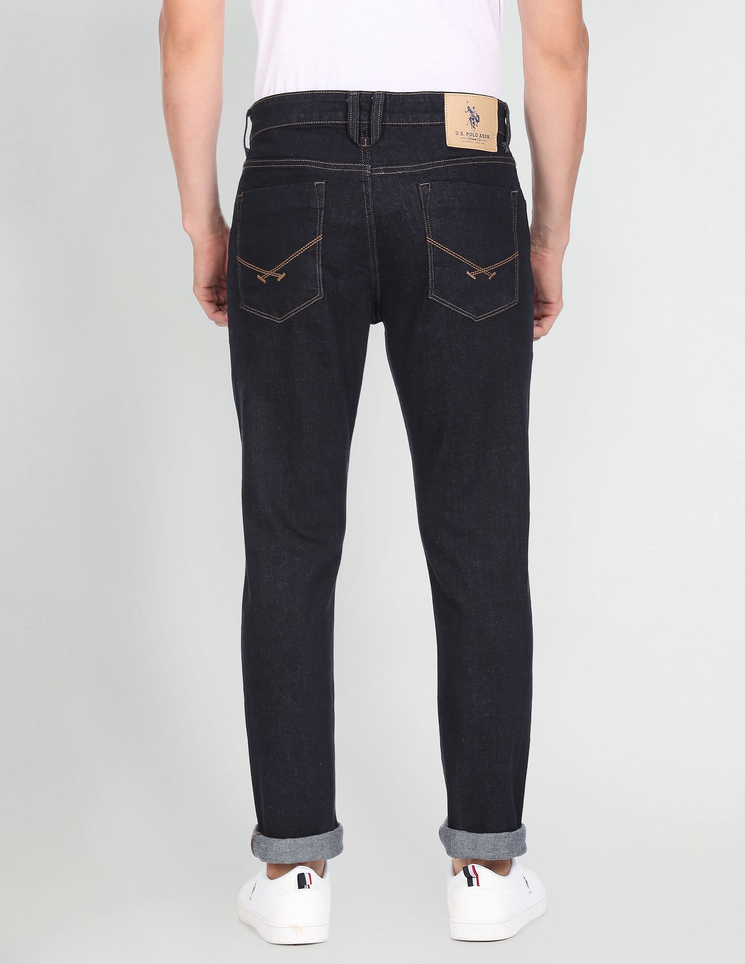 Slim Fit Rinsed Jeans Blue - U.S. POLO ASSN. | Large