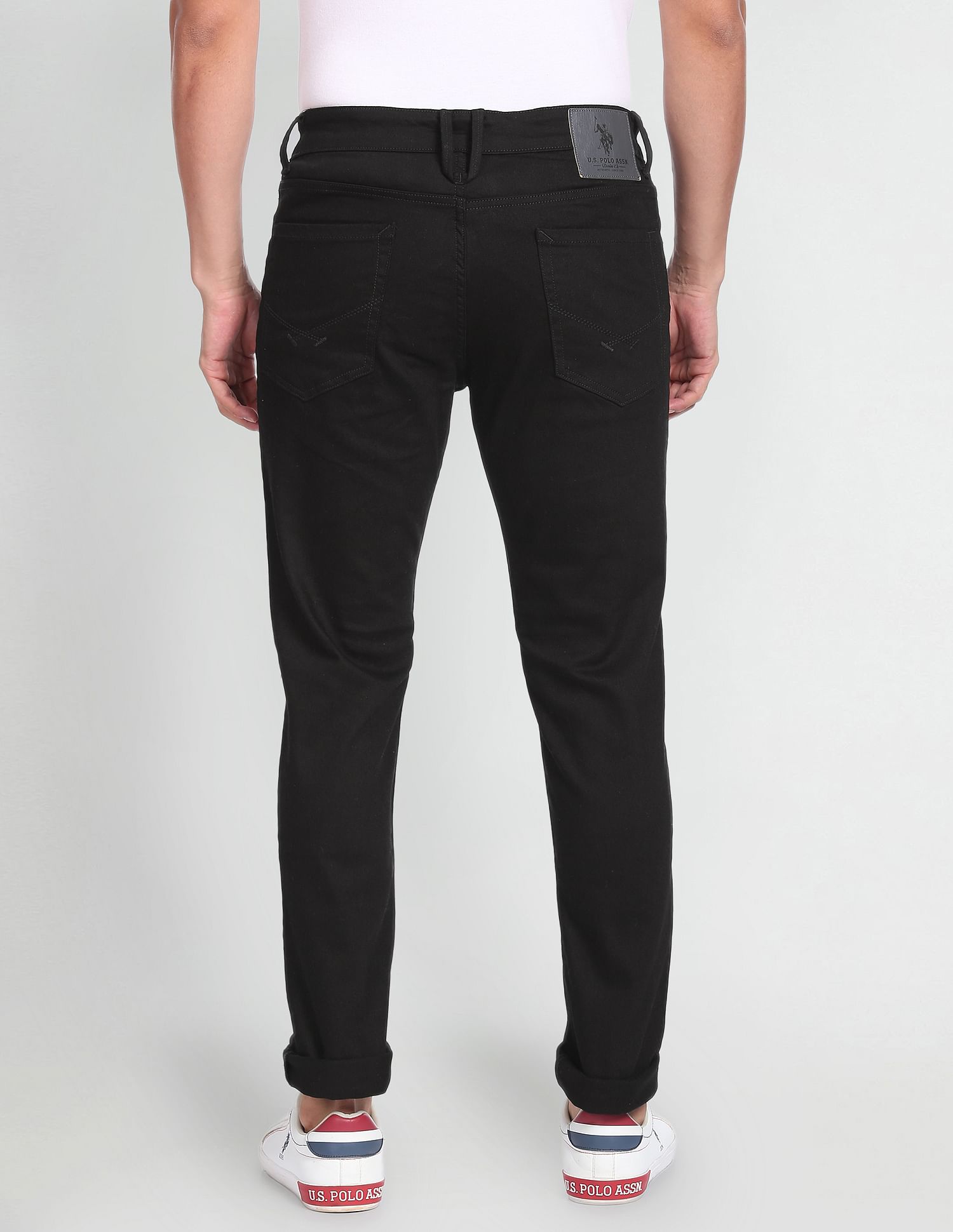 Brandon Slim Tapered Authentic Jeans Black - U.S. POLO ASSN. | Large