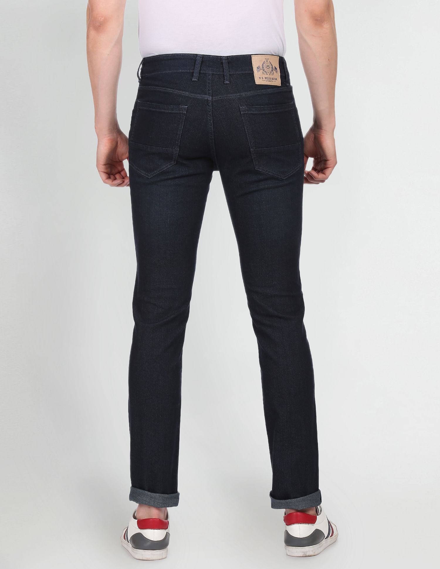 Brandon Slim Fit Rinsed Jeans Dark Blue - U.S. POLO ASSN. | Large