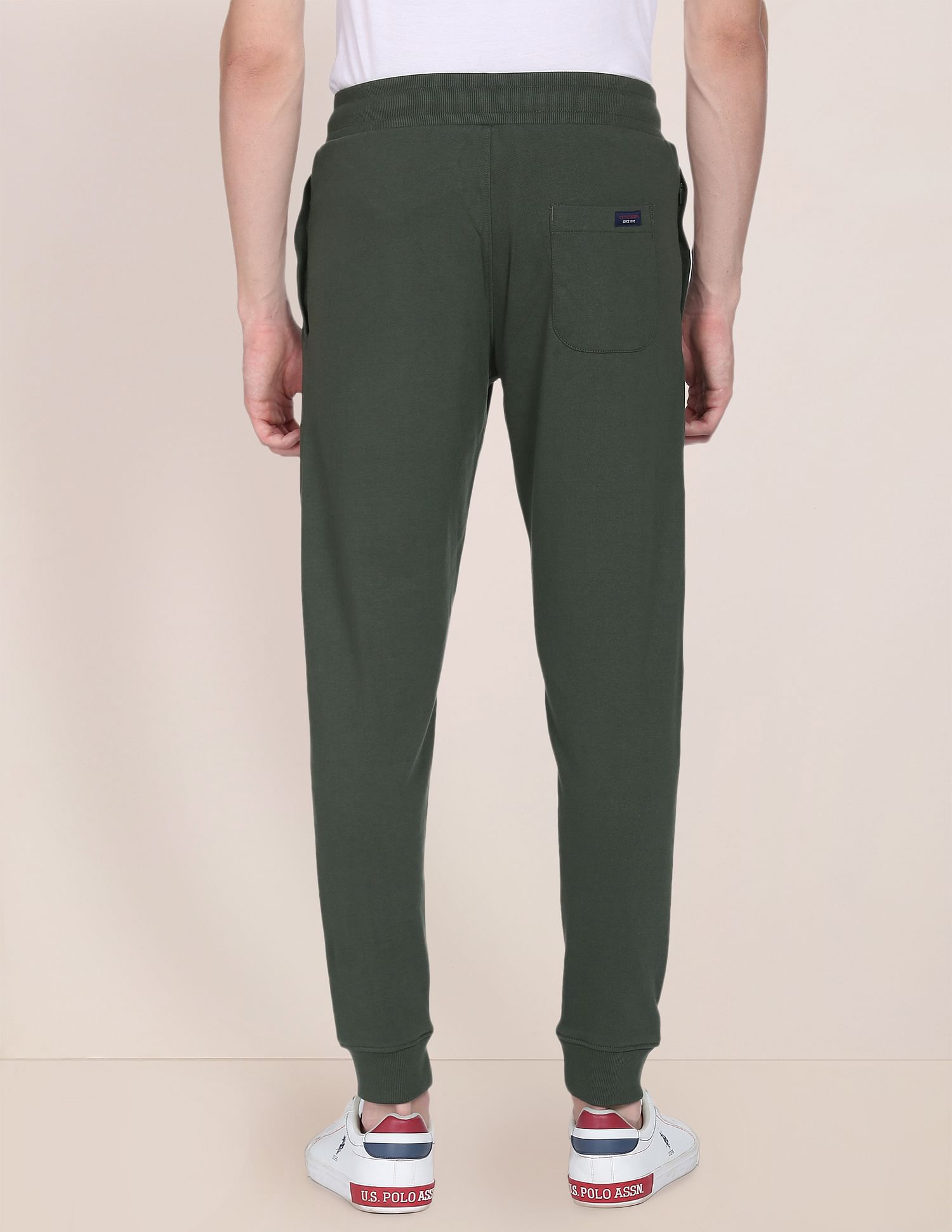 Mid Rise Logo Joggers Olive - U.S. POLO ASSN. | Large