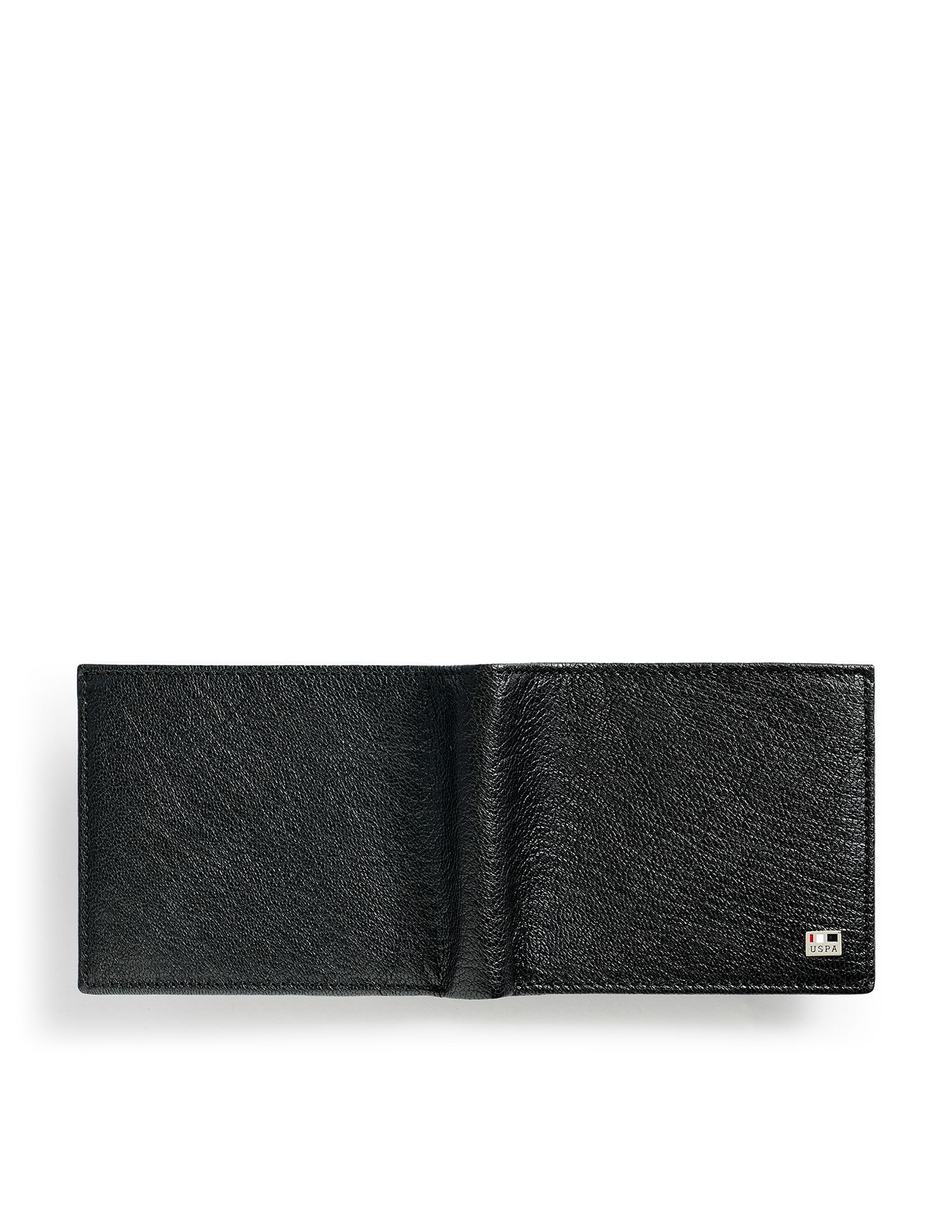 Bi-Fold Texture Wallet Black - U.S. Polo Assn. India | Large
