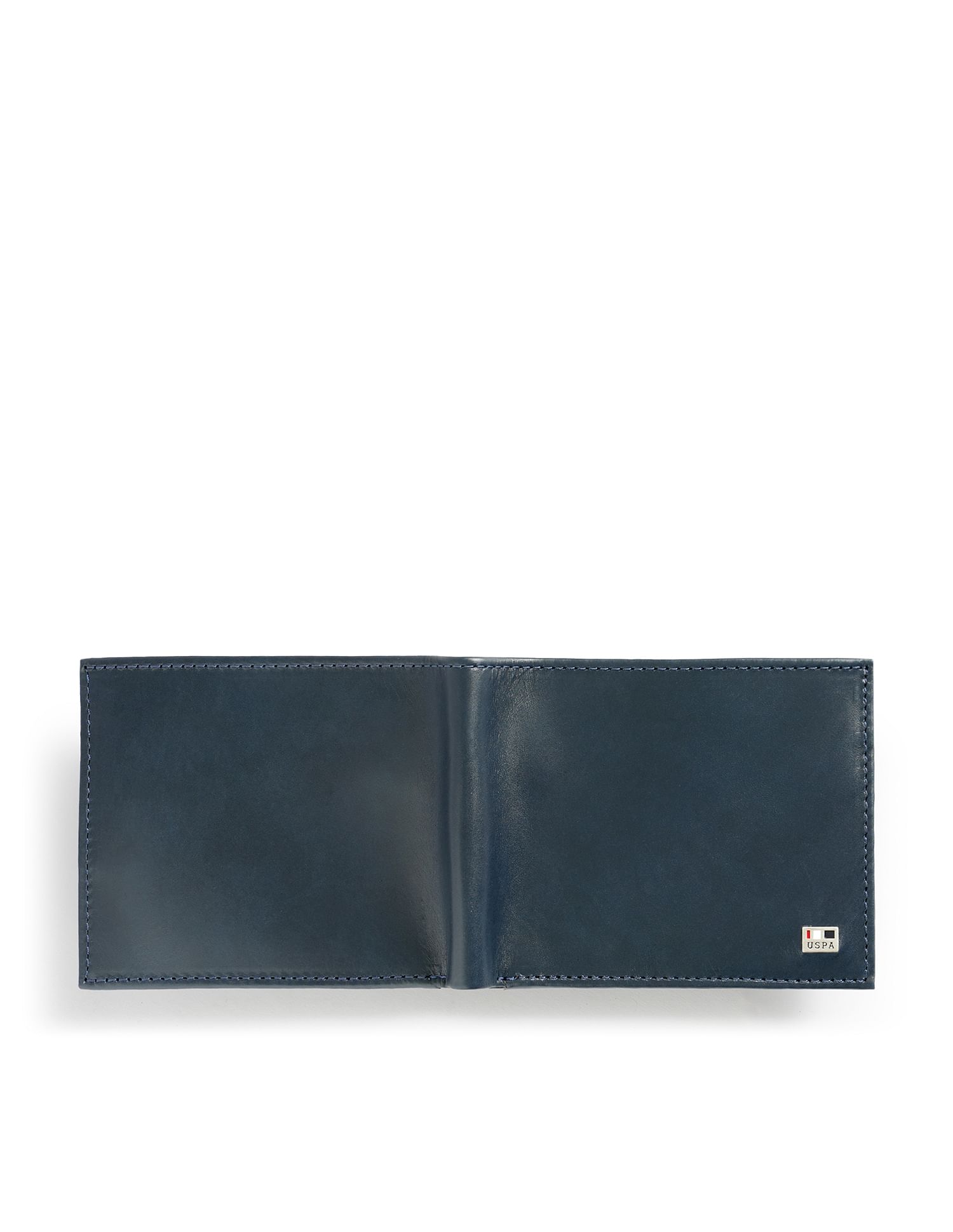 Bi-Fold Solid Wallet Navy - U.S. POLO ASSN. | Large