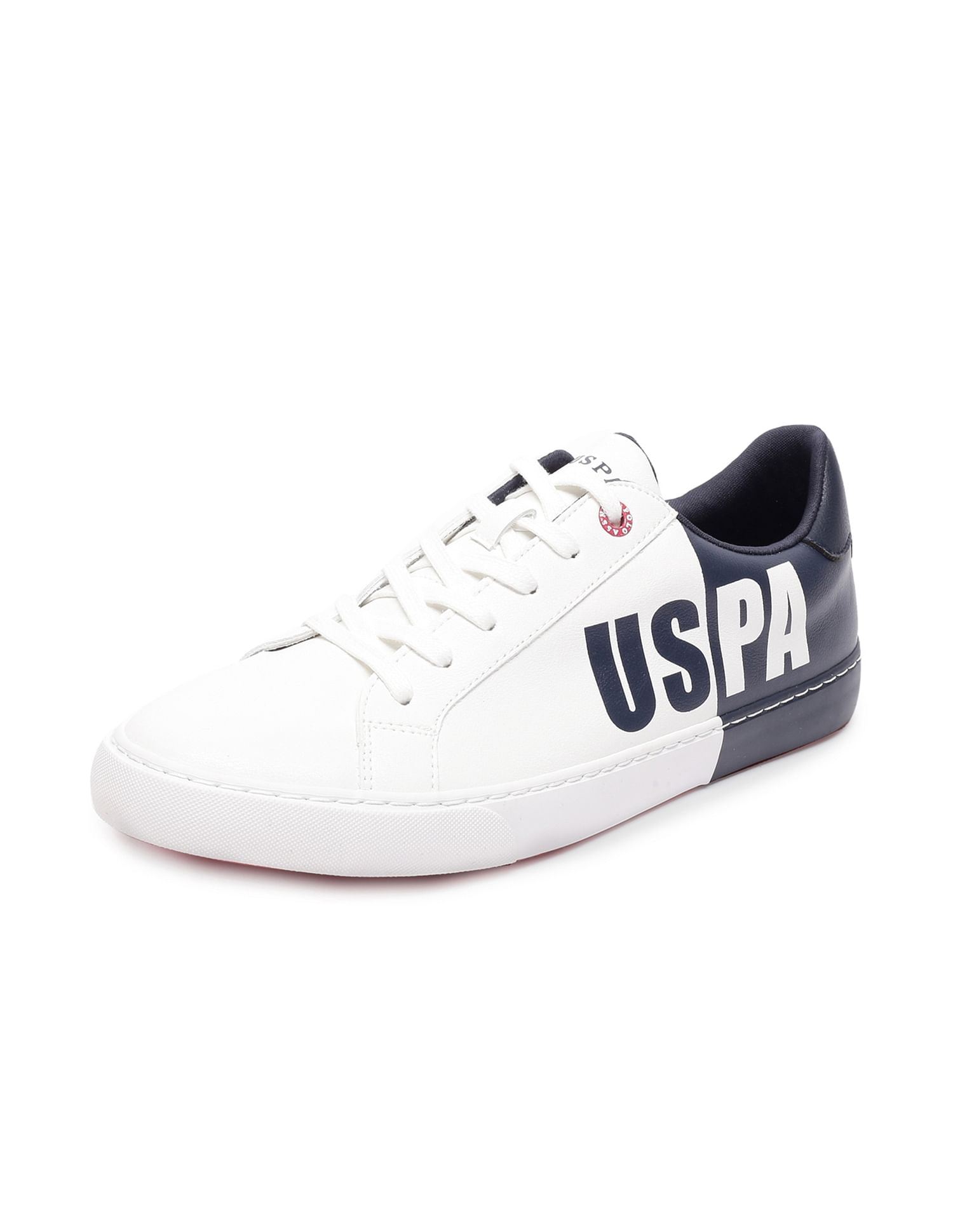Men Round Toe Colour Block Tristen Sneakers Off White - U.S. POLO ASSN. | Large