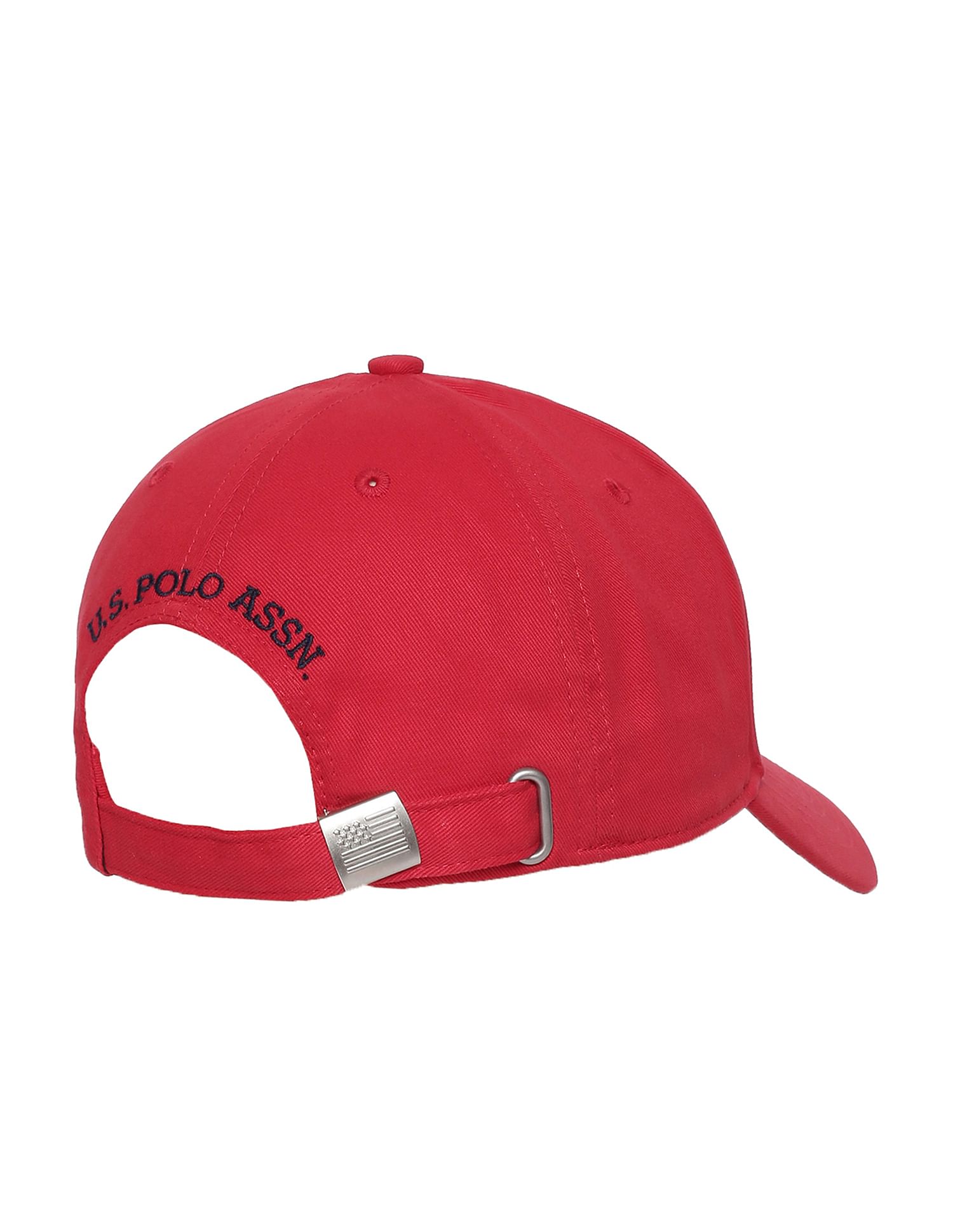 Cotton Solid Lisbon Cap Red - U.S. POLO ASSN. | Large