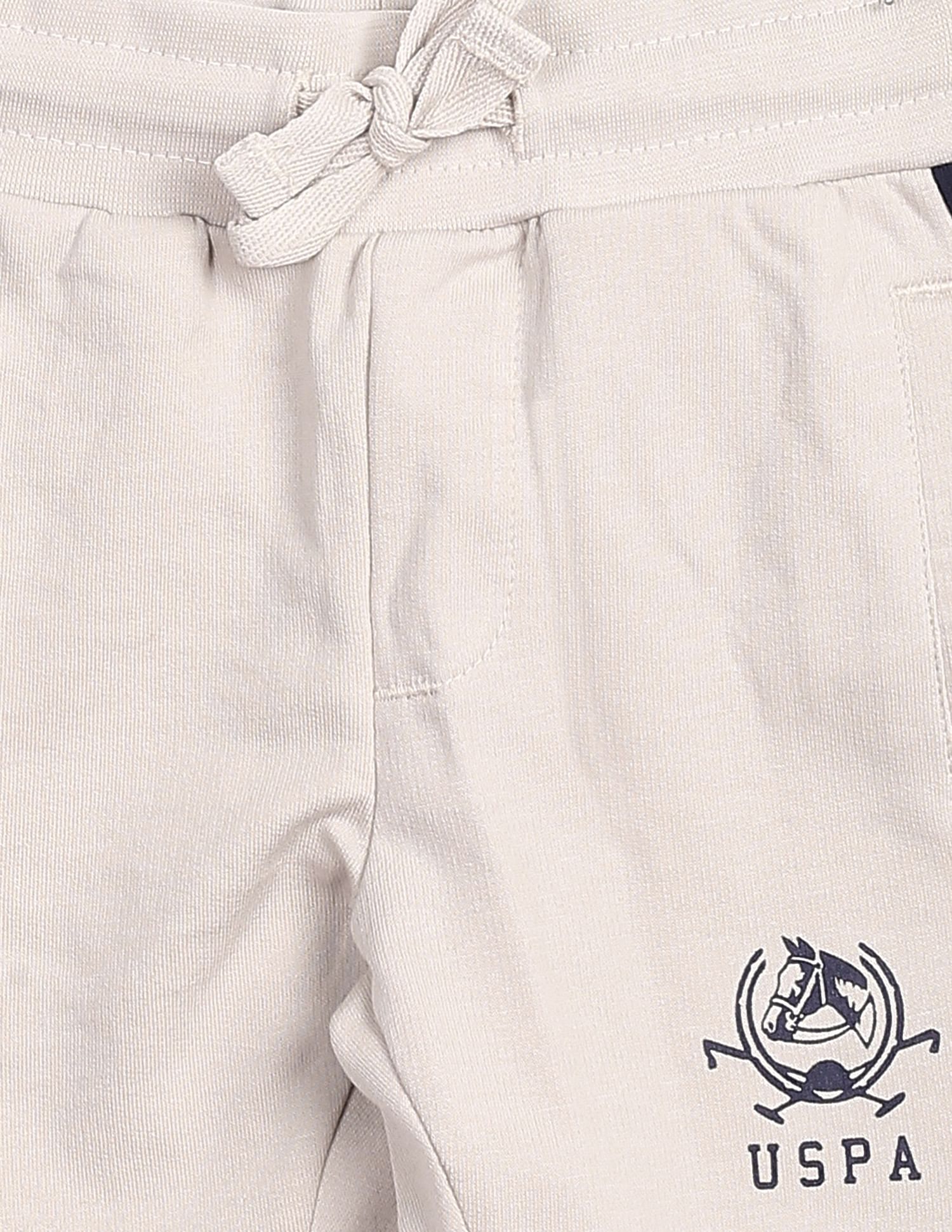 Brand Print Cotton Set Ecru - U.S. POLO ASSN. | Large