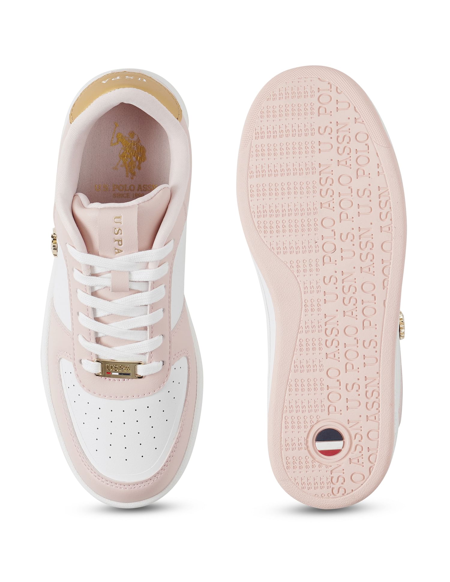 Colour Block Nyra Sneakers Pink - U.S. Polo Assn. India | Large