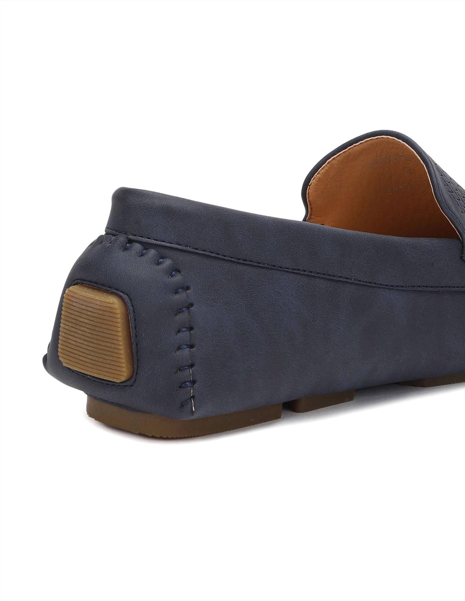 Men Round Toe Textured Colin 3.0 Loafers Navy - U.S. POLO ASSN. | Large