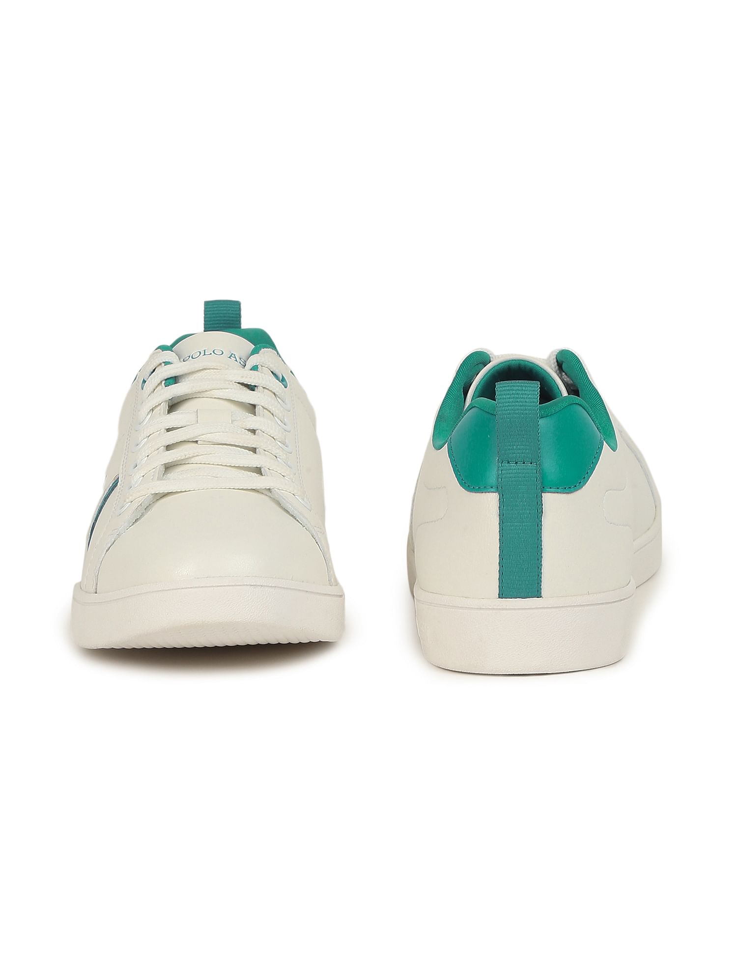 Men Lace Up Panelled Salvador 3.0 Sneakers White - U.S. Polo Assn. India | Large