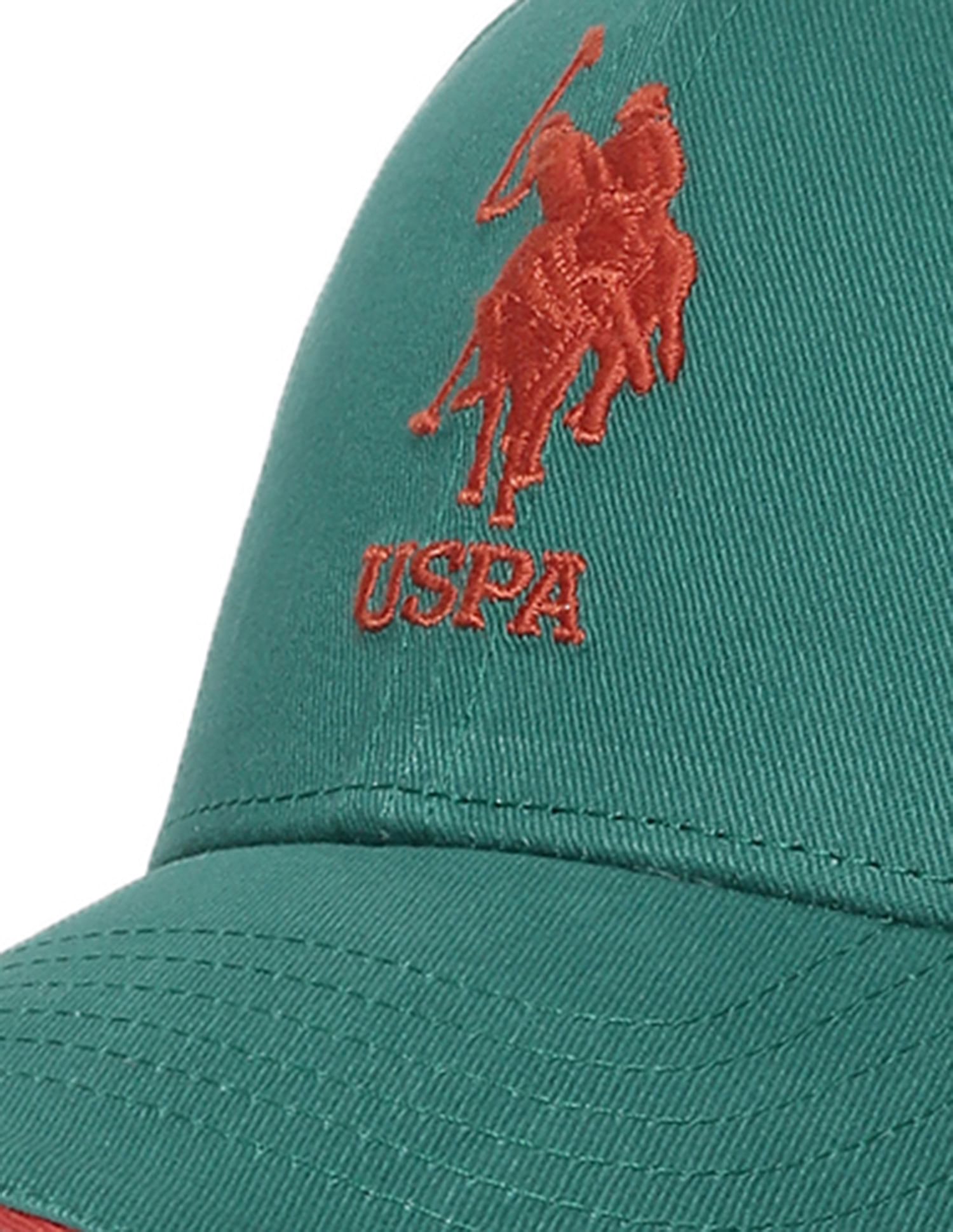 Cotton Solid Lugo Cap Green - U.S. POLO ASSN. | Large
