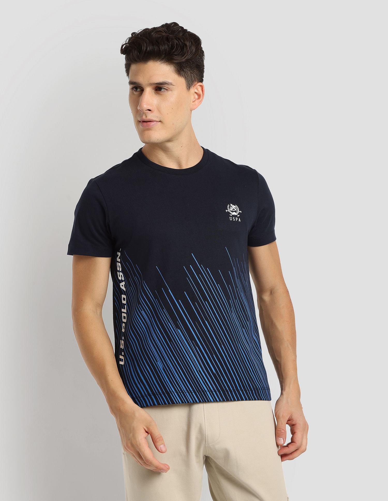 Graphic Sport T-Shirt Navy - U.S. POLO ASSN. | Large