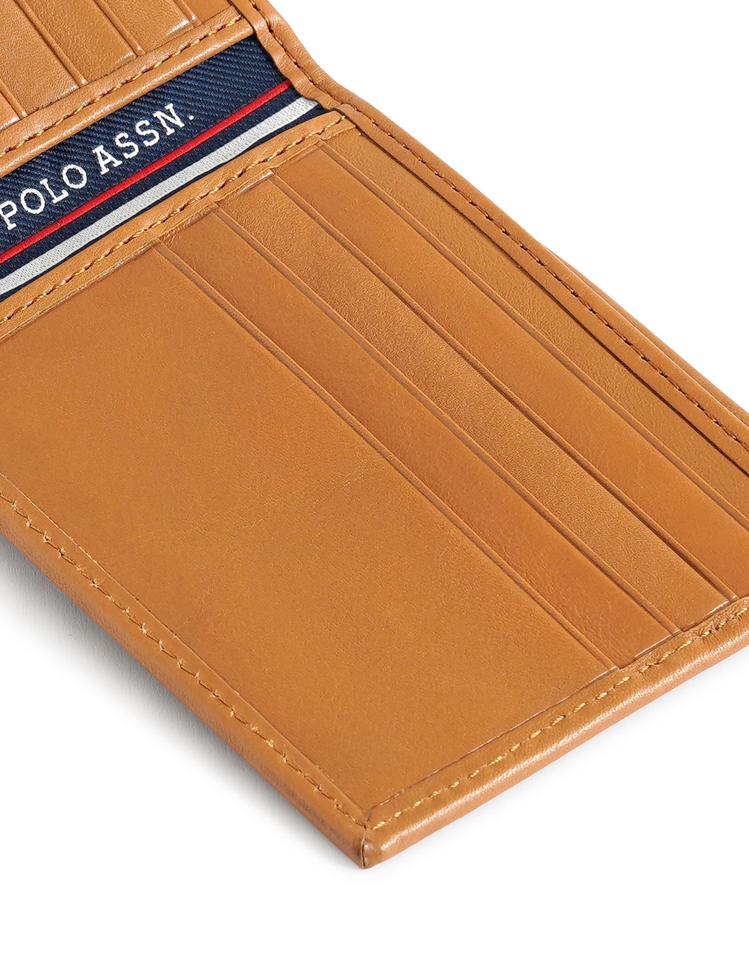 Bi-Fold Solid Wallet Tan - U.S. POLO ASSN. | Large