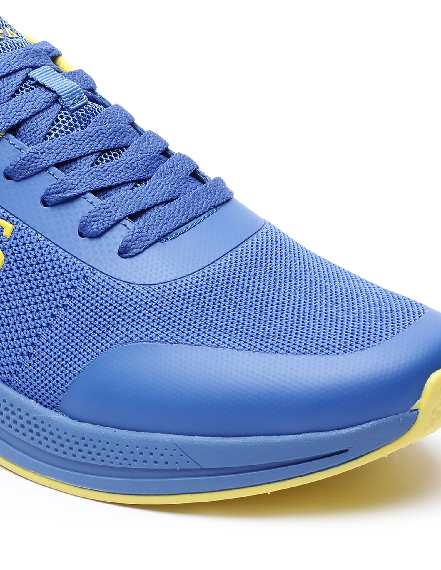 Men Lace Up Mesh Tanole Sneakers Blue - U.S. Polo Assn. India | Large
