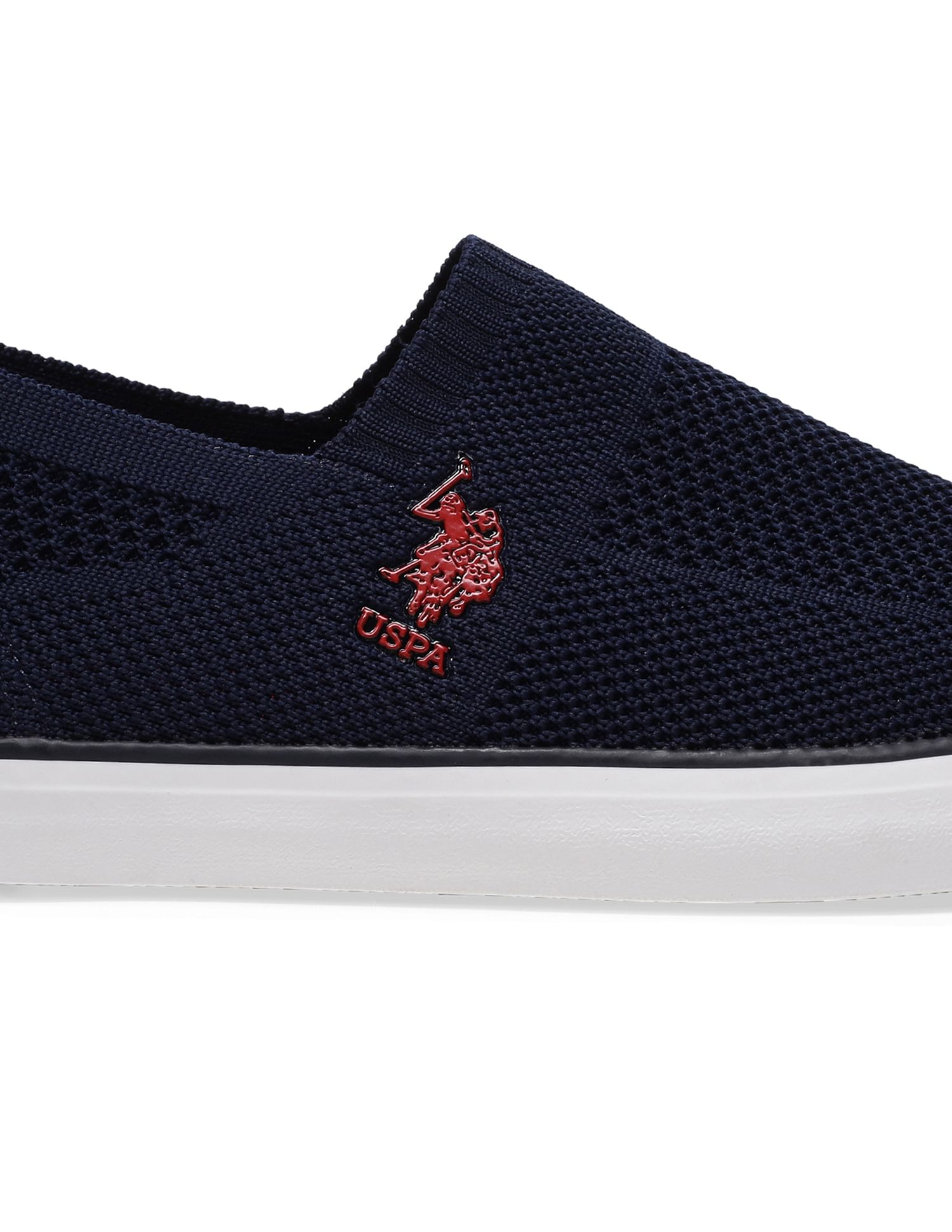 Men Knit Octavia 2.0 Slip On Shoes Navy - U.S. Polo Assn. India | Large