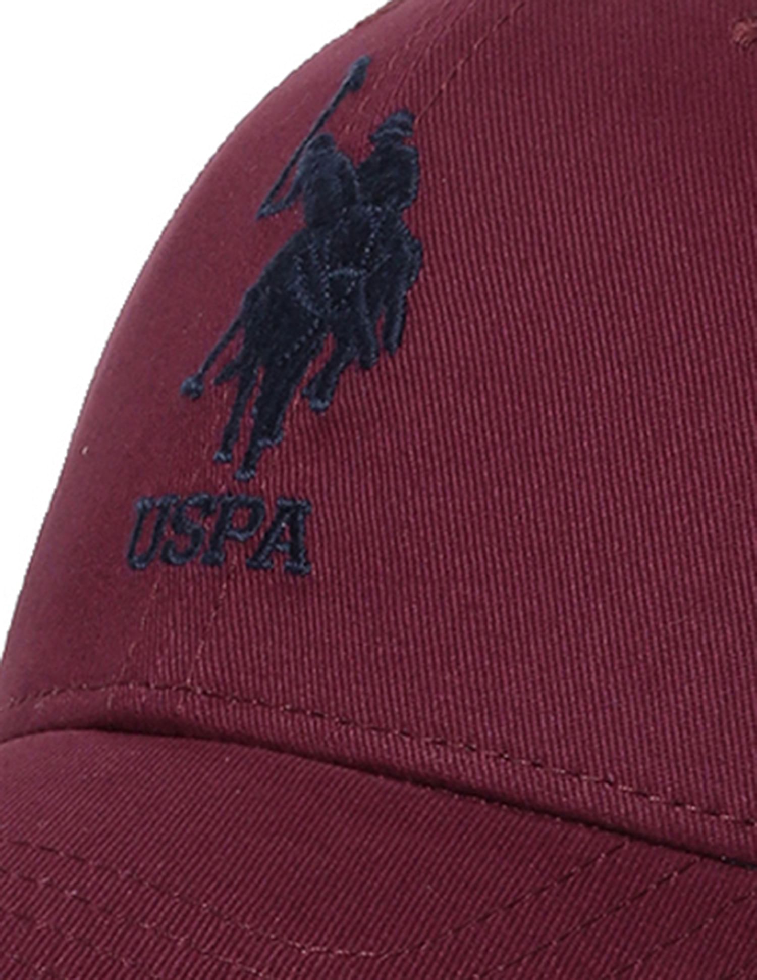 Cotton Solid Lugo Cap Wine - U.S. POLO ASSN. | Large