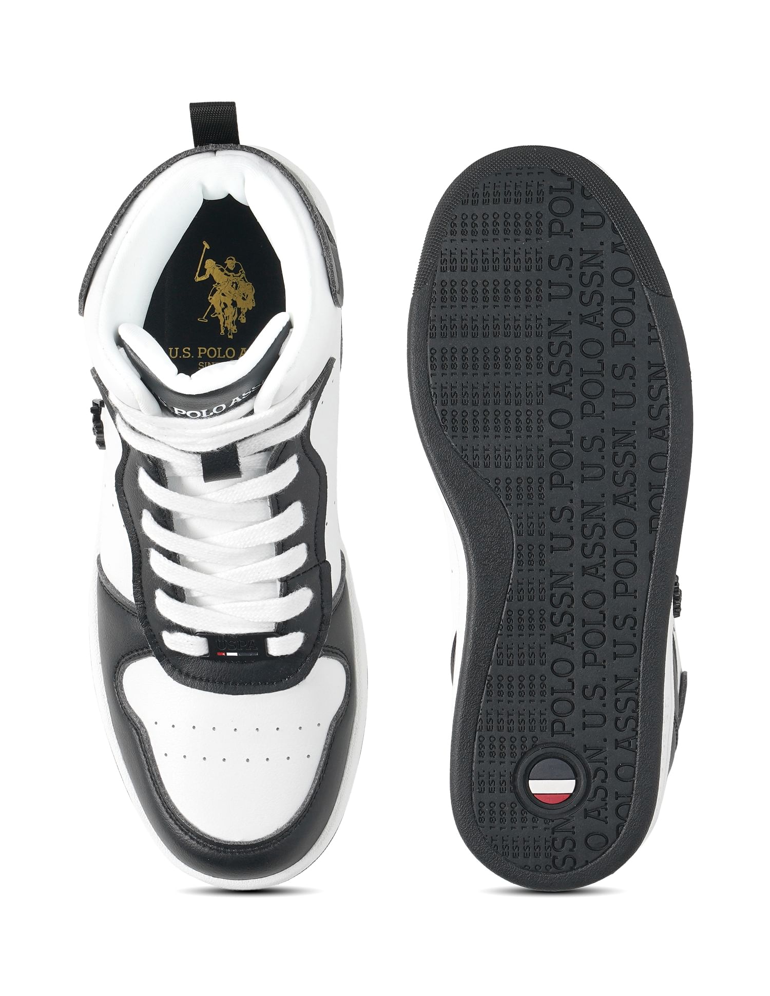 Women Colour Block Rowan Sneakers Black - U.S. POLO ASSN. | Large