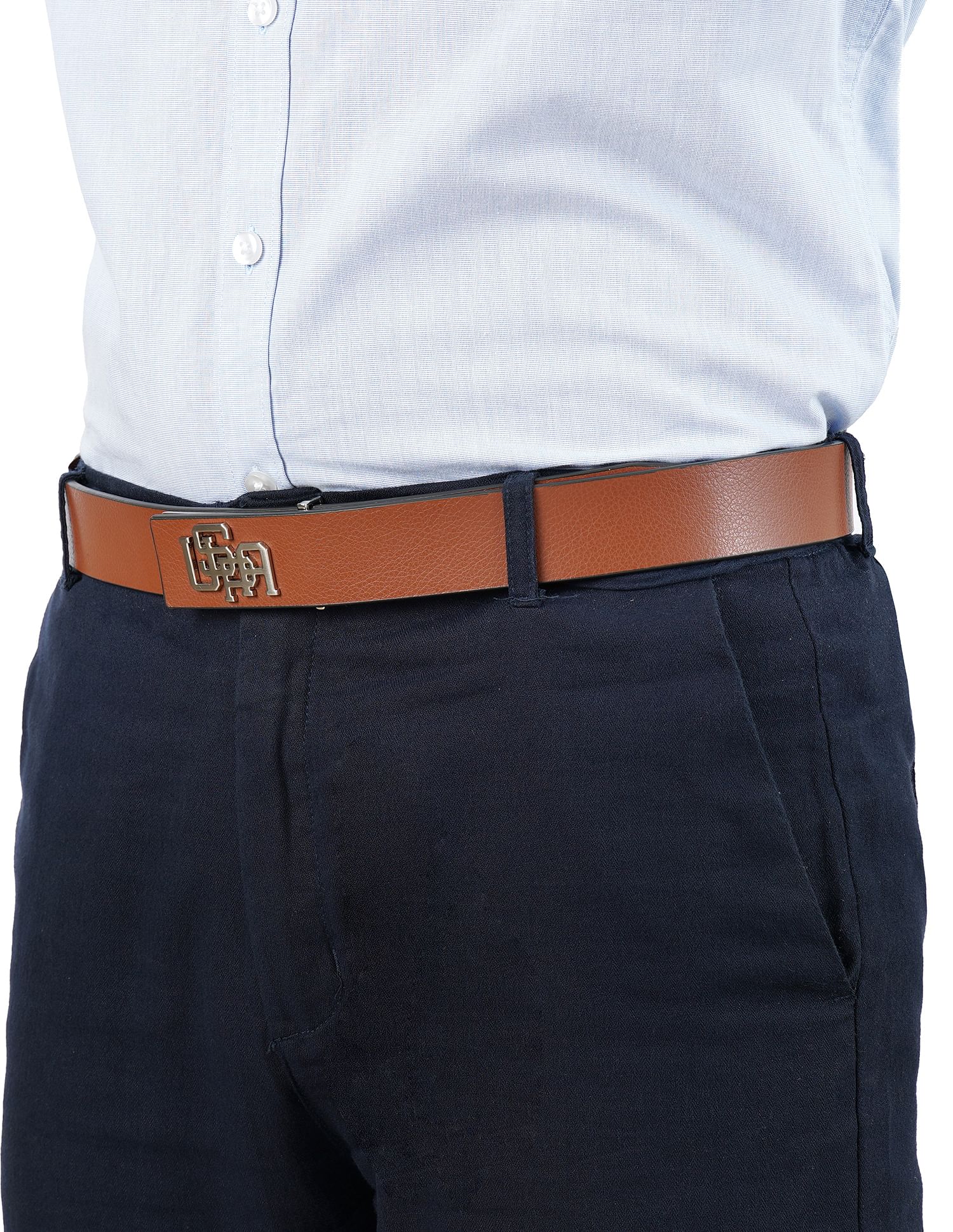 Single Side Chino Belt Tan - U.S. Polo Assn. India | Large