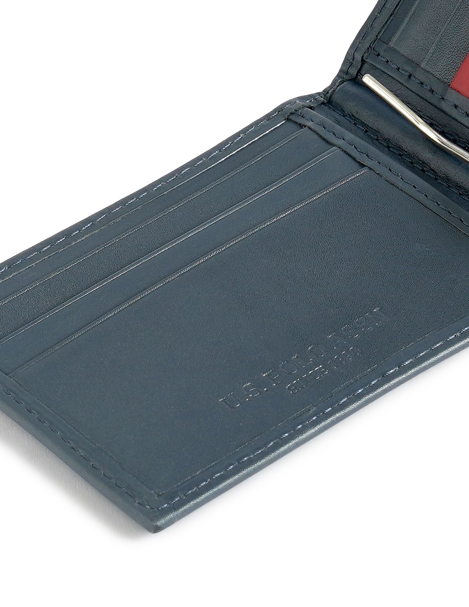 Bi-Fold Solid Wallet Navy - U.S. Polo Assn. India | Large