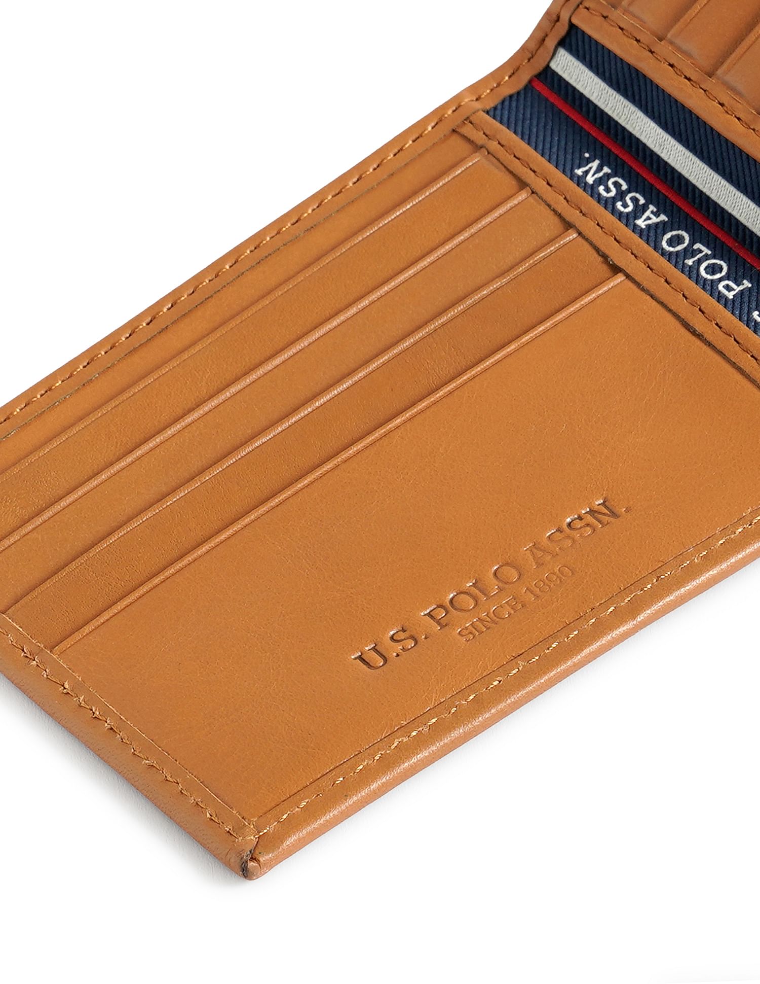 Bi-Fold Solid Wallet Tan - U.S. POLO ASSN. | Large
