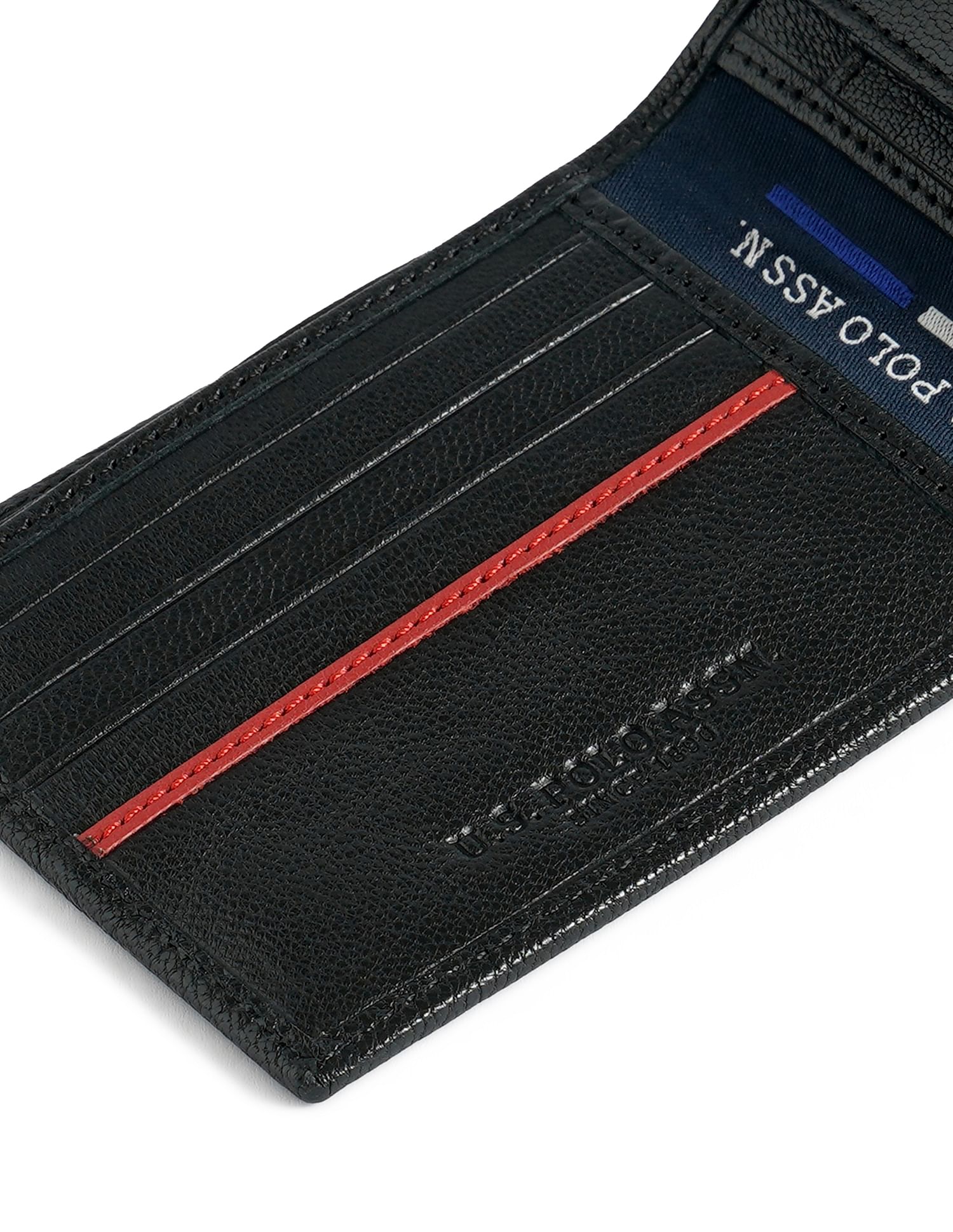 Bi-Fold Texture Wallet Black - U.S. Polo Assn. India | Large