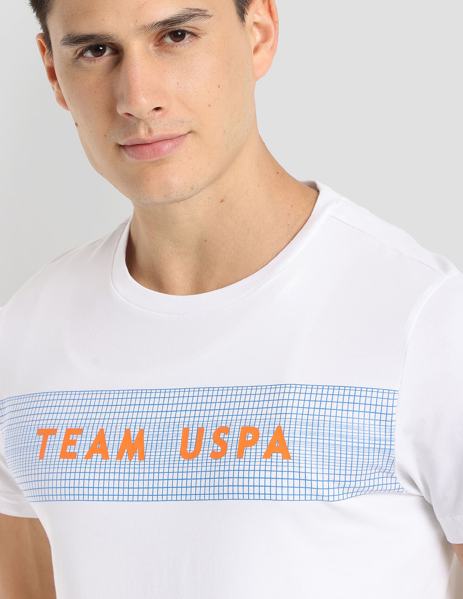 Digital Logo Performance T-Shirt White - U.S. POLO ASSN. | Large