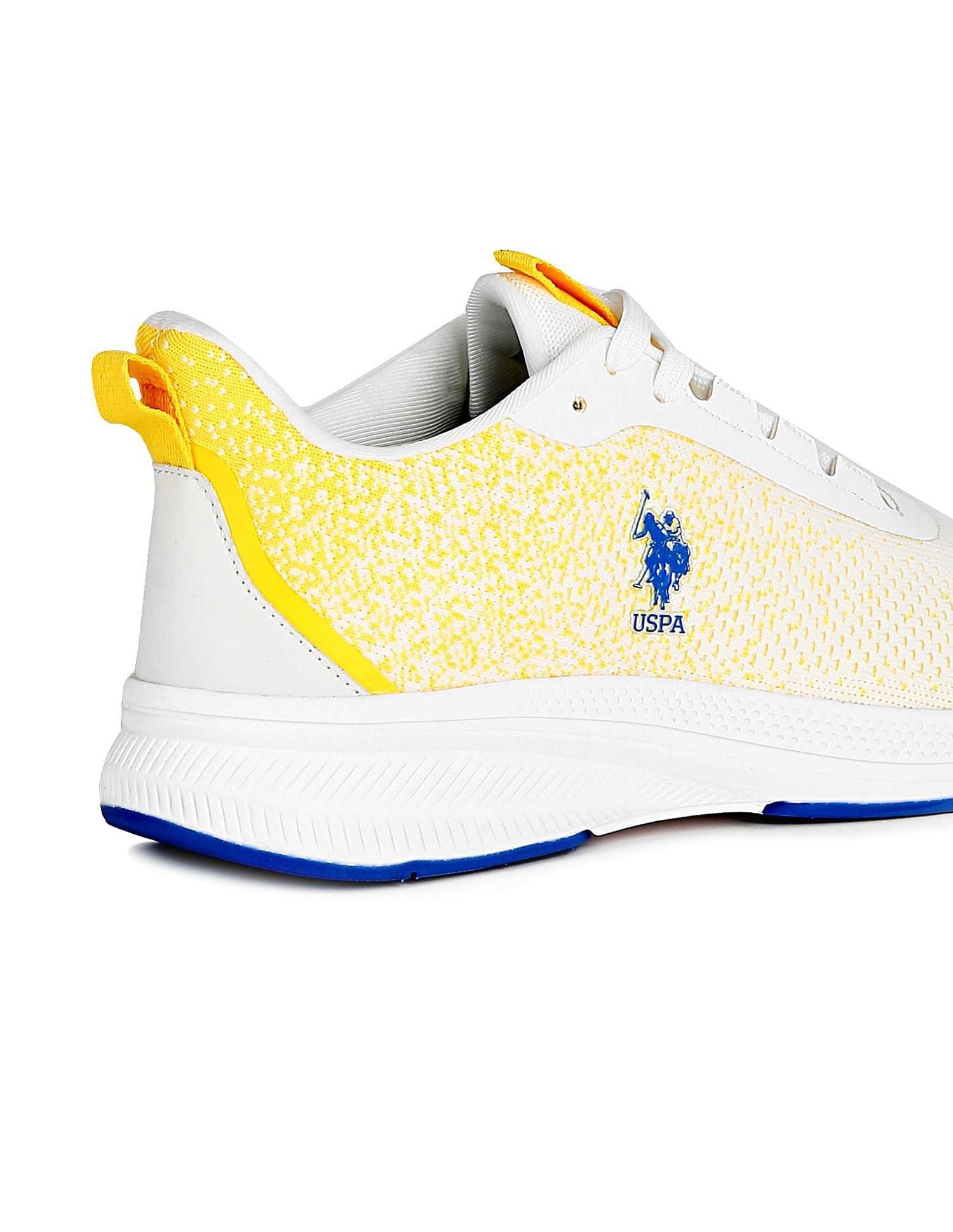 Men Ombre Lace Up Wanson 2.0 Sneakers White - U.S. Polo Assn. India | Large