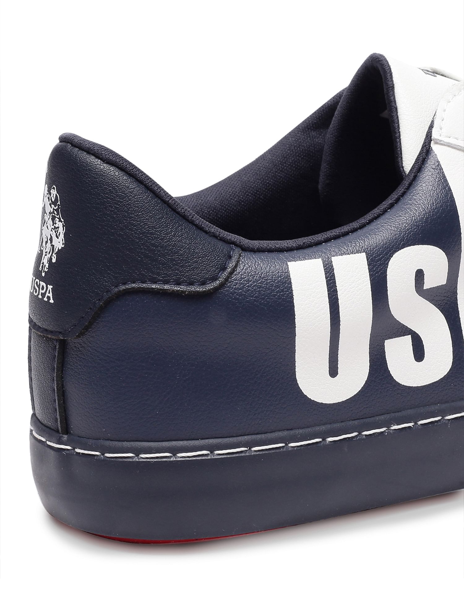 Men Round Toe Colour Block Tristen Sneakers Off White - U.S. POLO ASSN. | Large