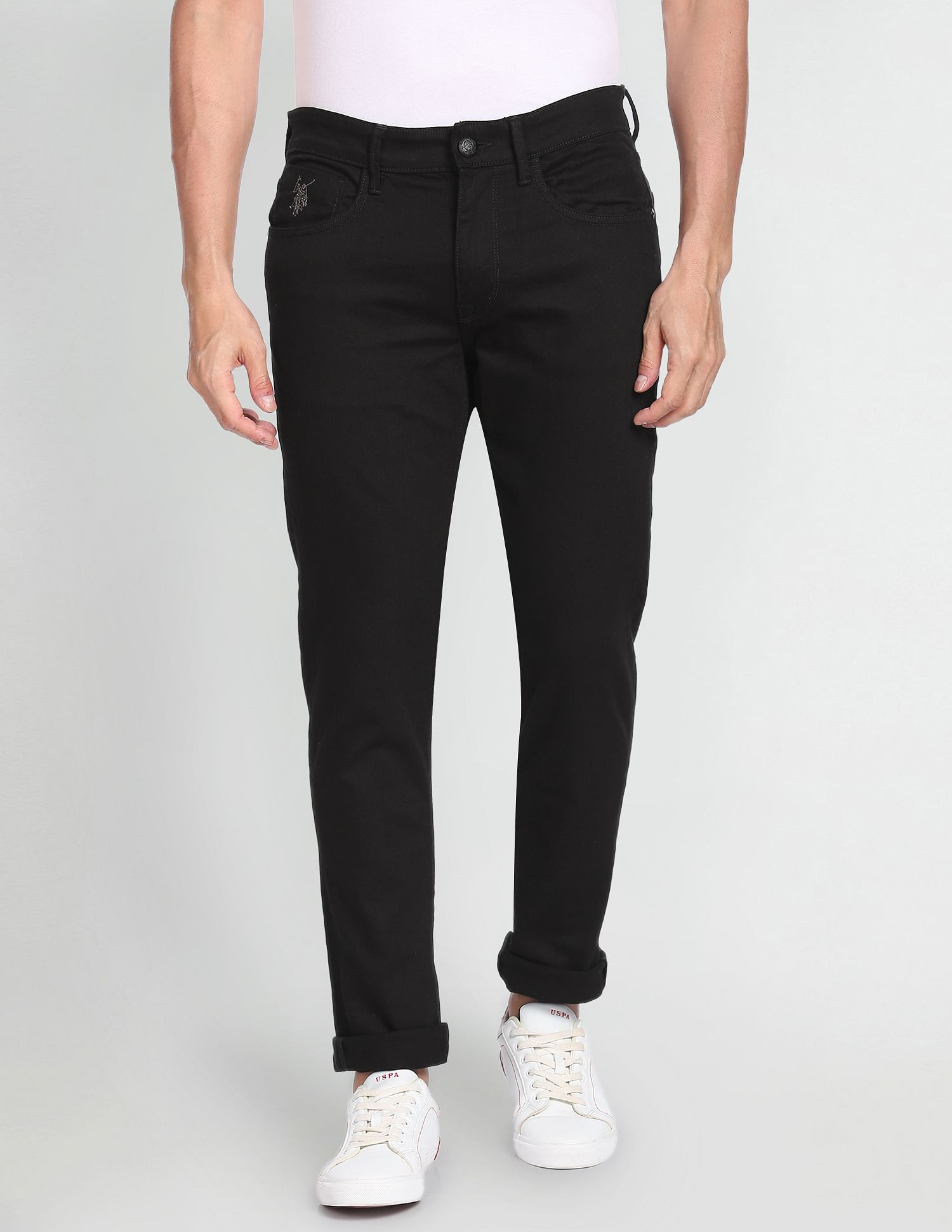 Brandon Slim Tapered Authentic Jeans Black - U.S. POLO ASSN. | Large