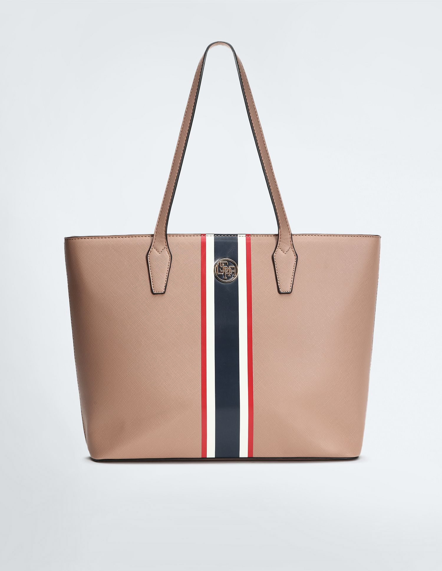 Signature Stripe Tote Bag Light Pink - U.S. POLO ASSN. | Large