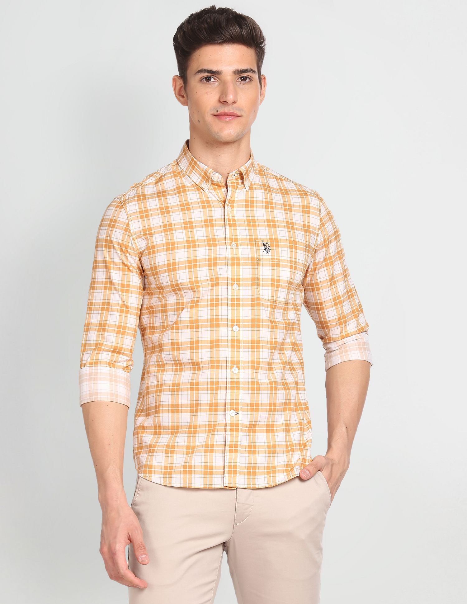 Tartan Check Cotton Shirt – U.S. Polo Assn. India