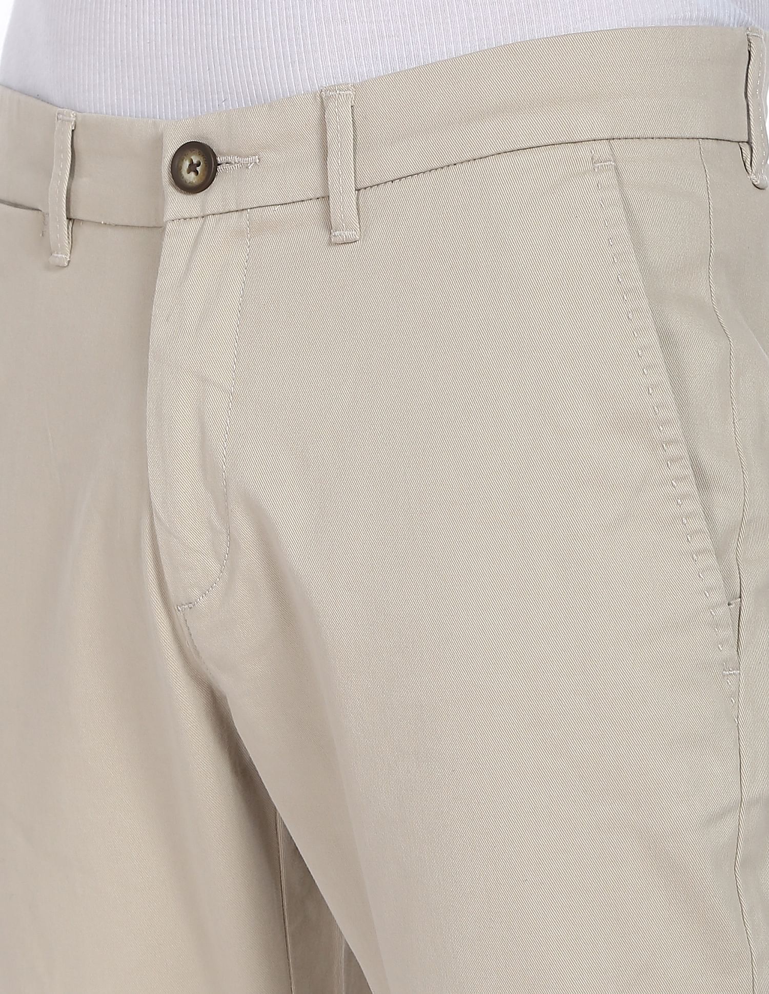 Austin Trim Fit Stretch Chinos Stone - U.S. POLO ASSN. | Large