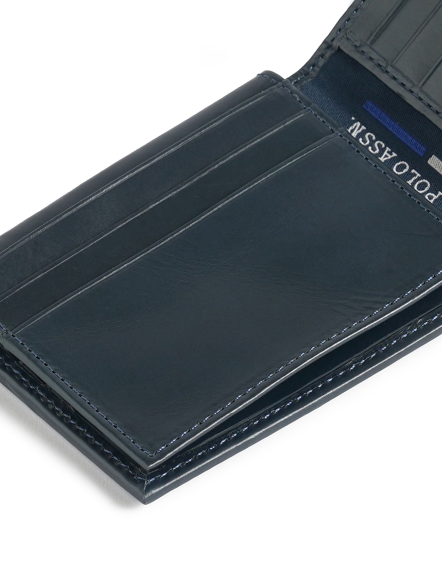 Bi-Fold Solid Wallet Navy - U.S. POLO ASSN. | Large