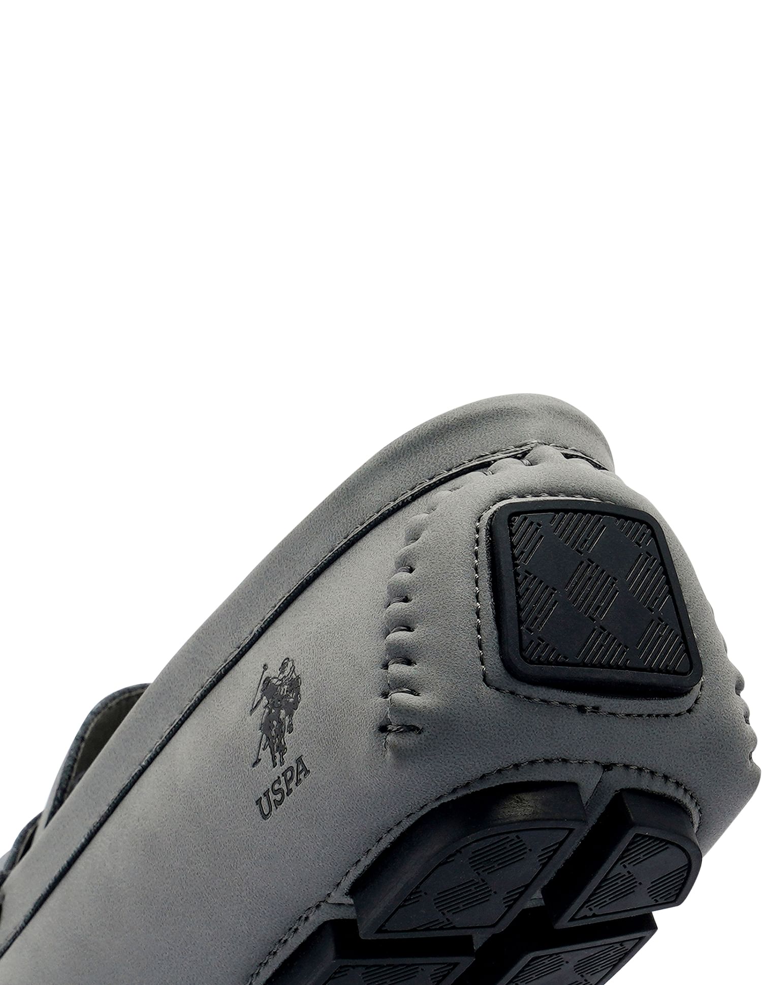 Men Solid Barnes 2.0 Slip On Shoes Grey - U.S. Polo Assn. India | Large