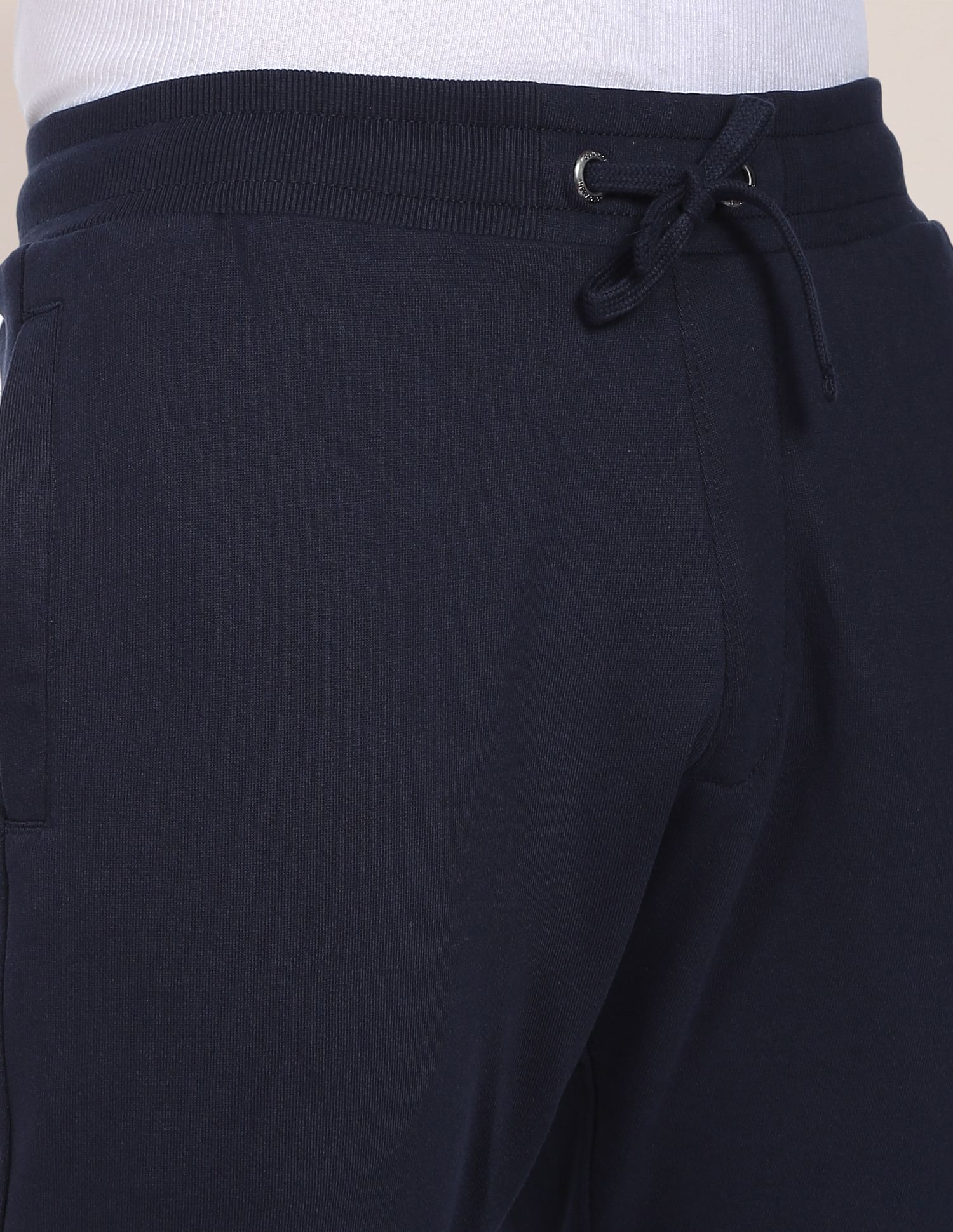 Drawstring Waist Embroidered Logo Joggers Navy - U.S. POLO ASSN. | Large